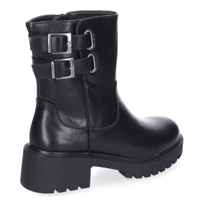 Botin negro con hebillas ISIDORA
