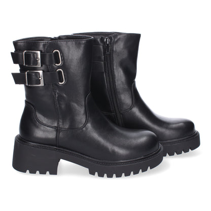 Botin negro con hebillas ISIDORA