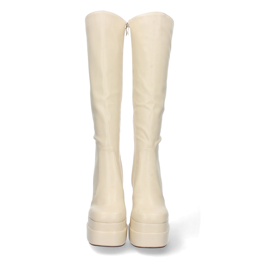 Bota de Tacón Alto y Plataforma para Mujer