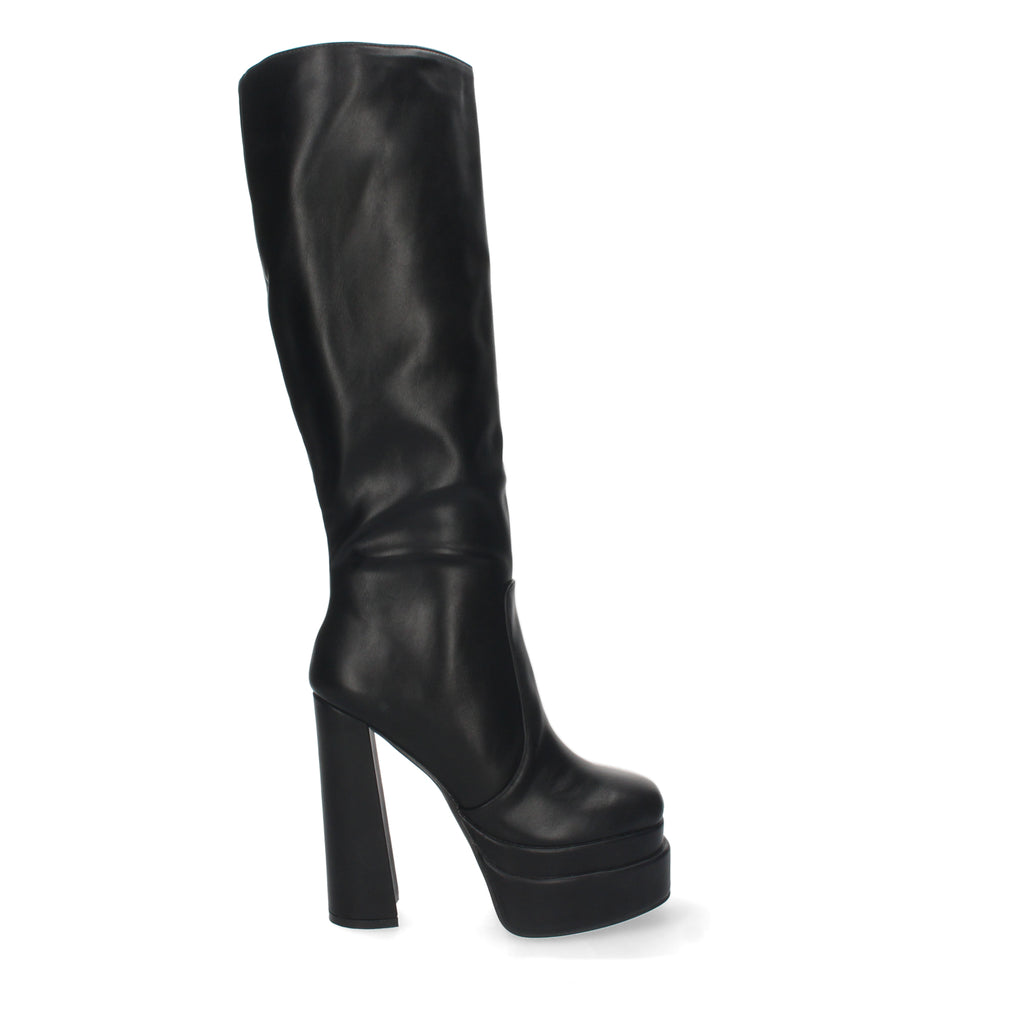 Bota de Tacón Alto y Plataforma para Mujer