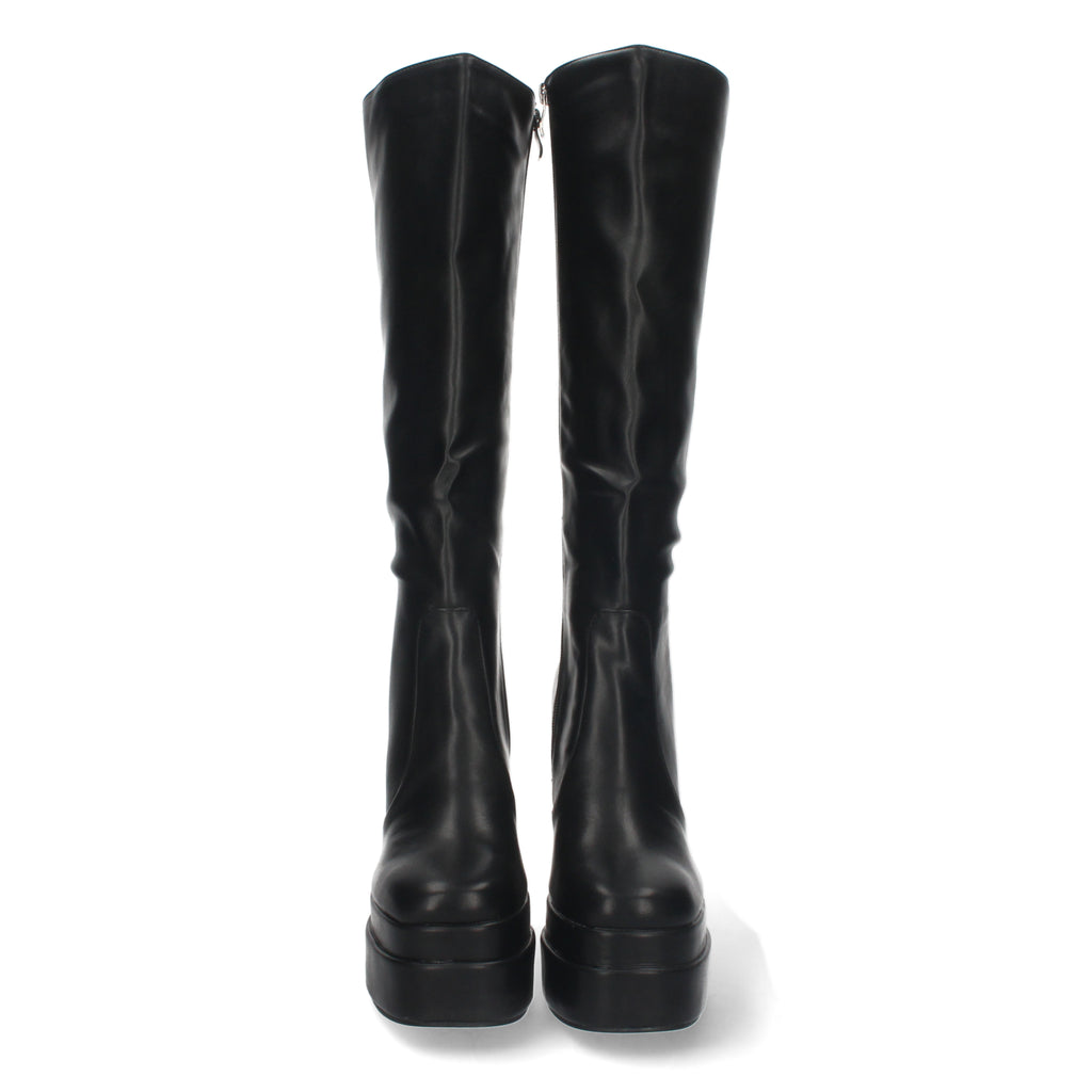 Bota de Tacón Alto y Plataforma para Mujer