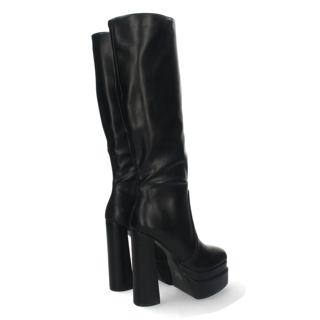 Bota de Tacón Alto y Plataforma para Mujer