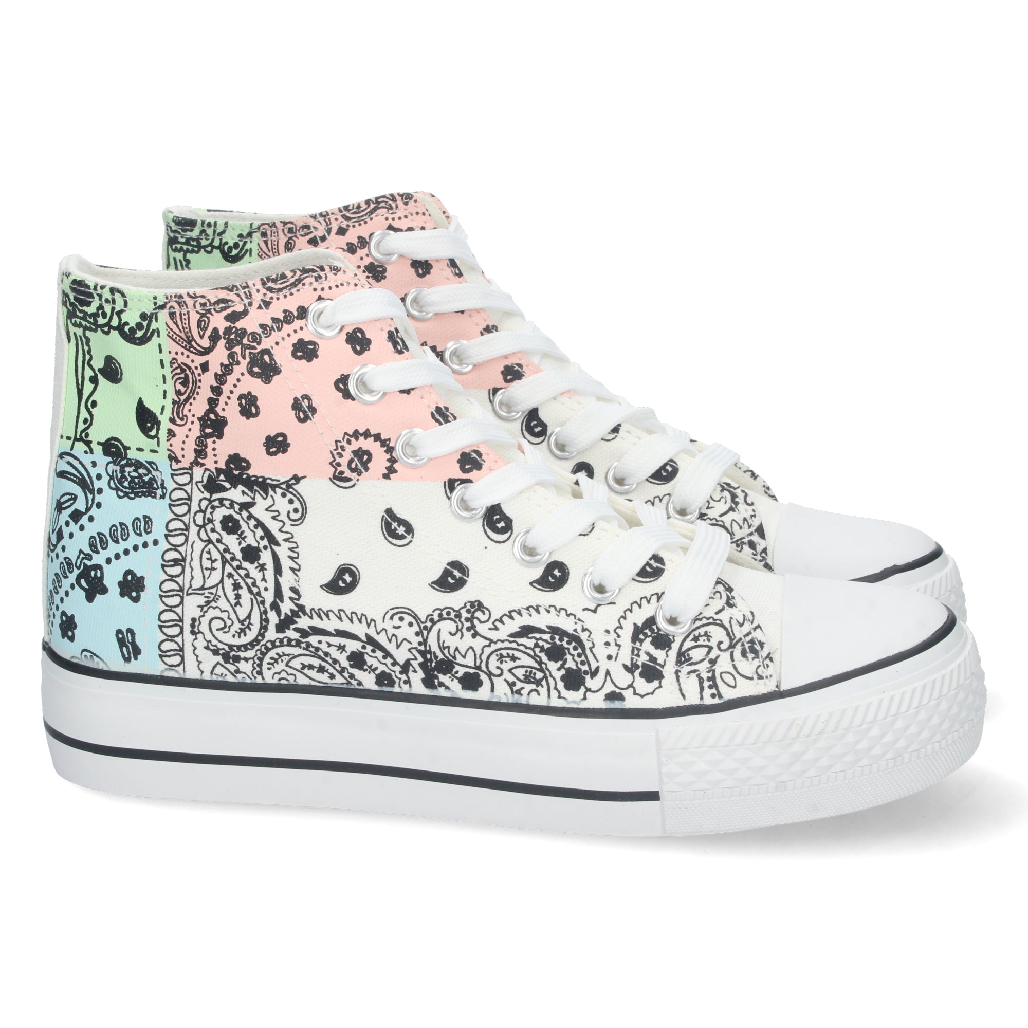 Zapatilla  Bamba Abotinada Comoda Para Mujer