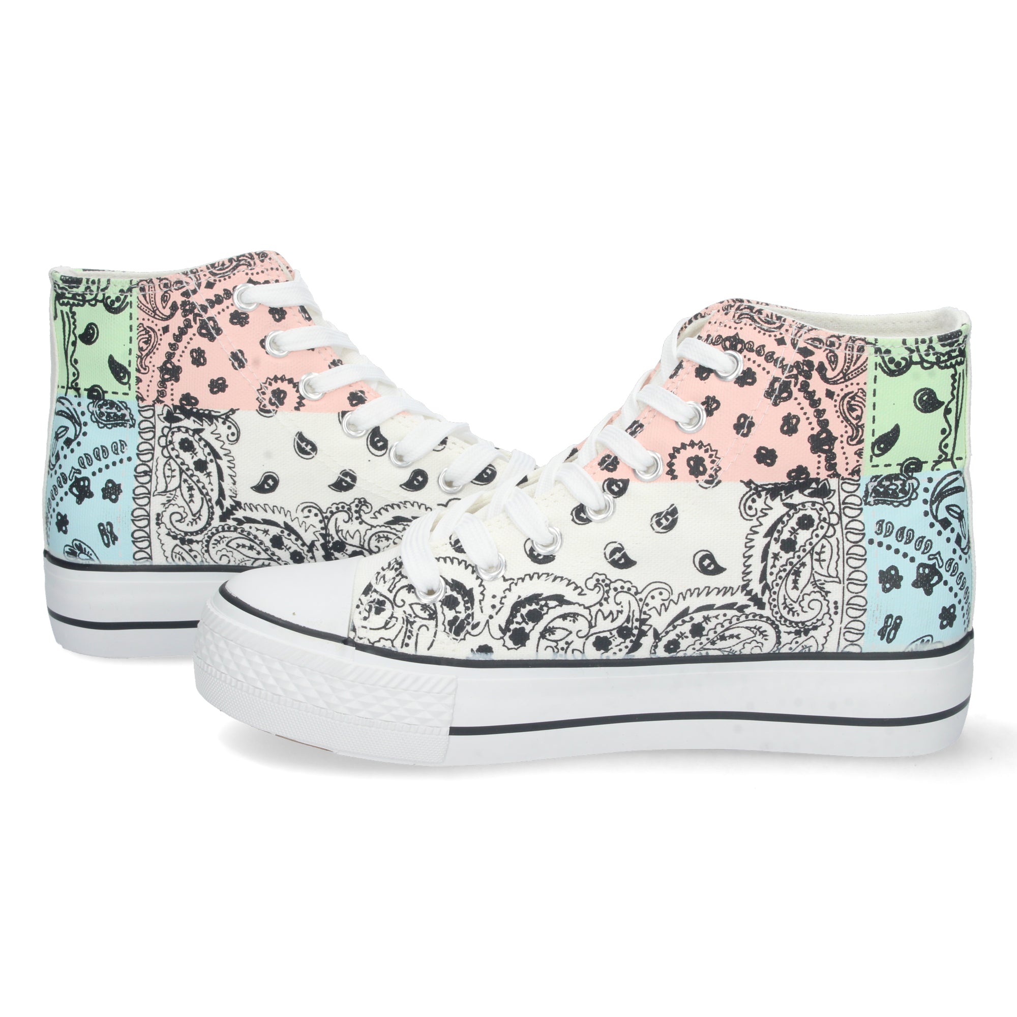Zapatilla  Bamba Abotinada Comoda Para Mujer