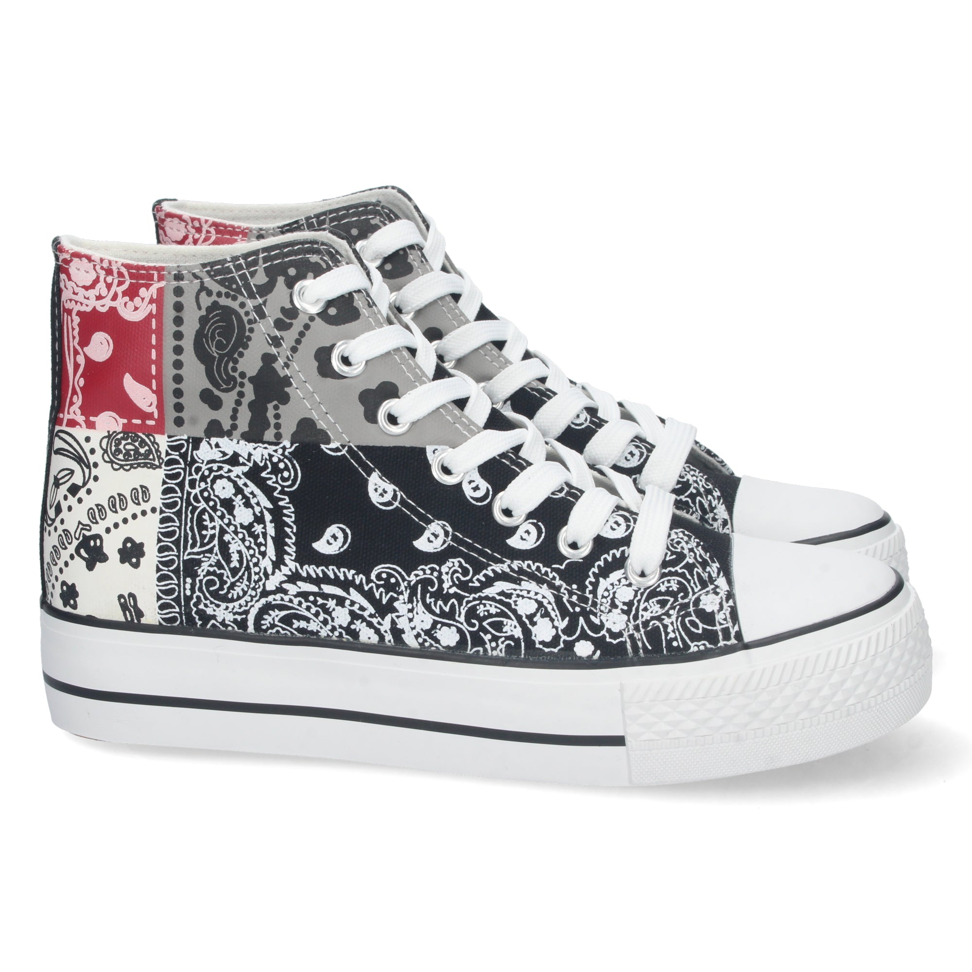 Zapatilla  Bamba Abotinada Comoda Para Mujer