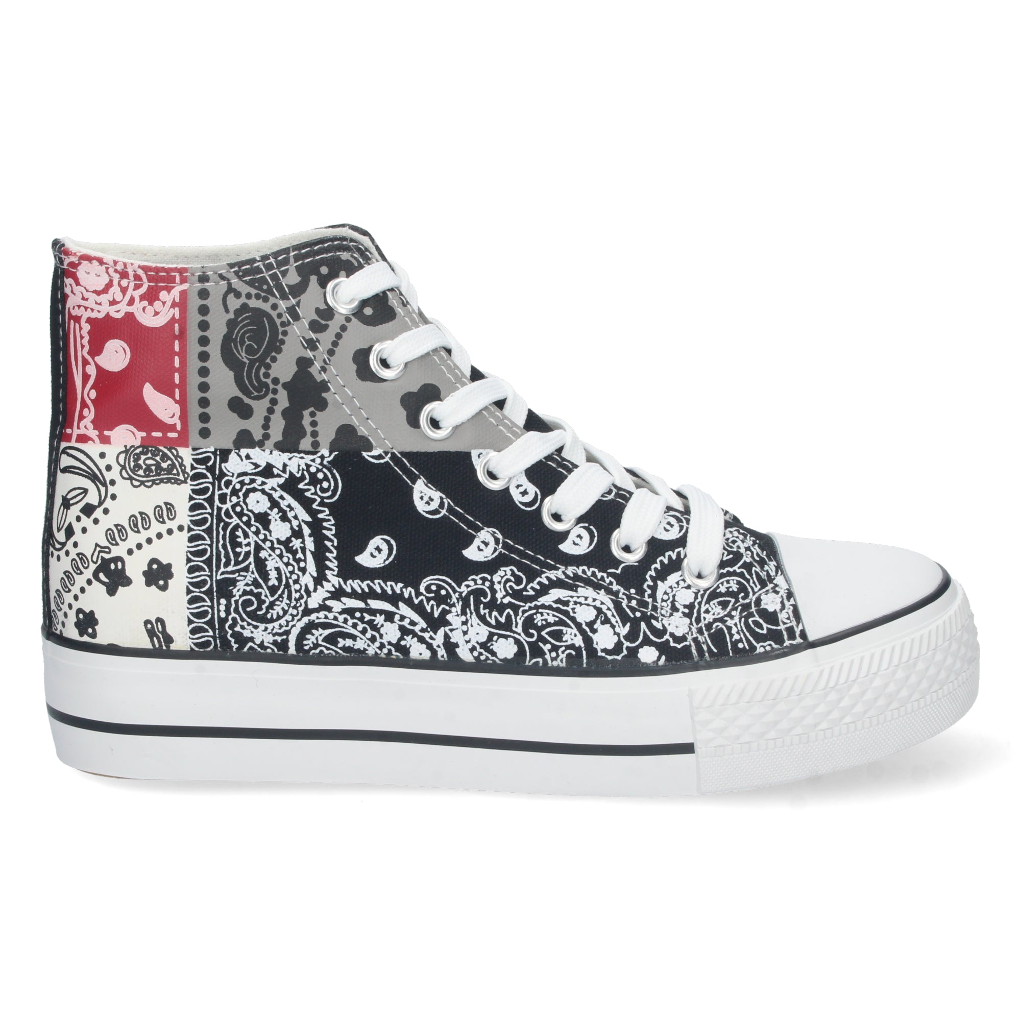 Zapatilla  Bamba Abotinada Comoda Para Mujer