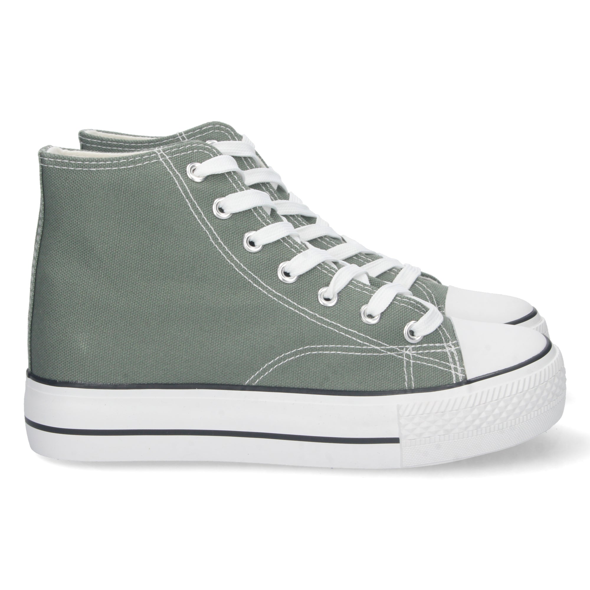 Zapatilla  Bamba Abotinada Comoda Para Mujer