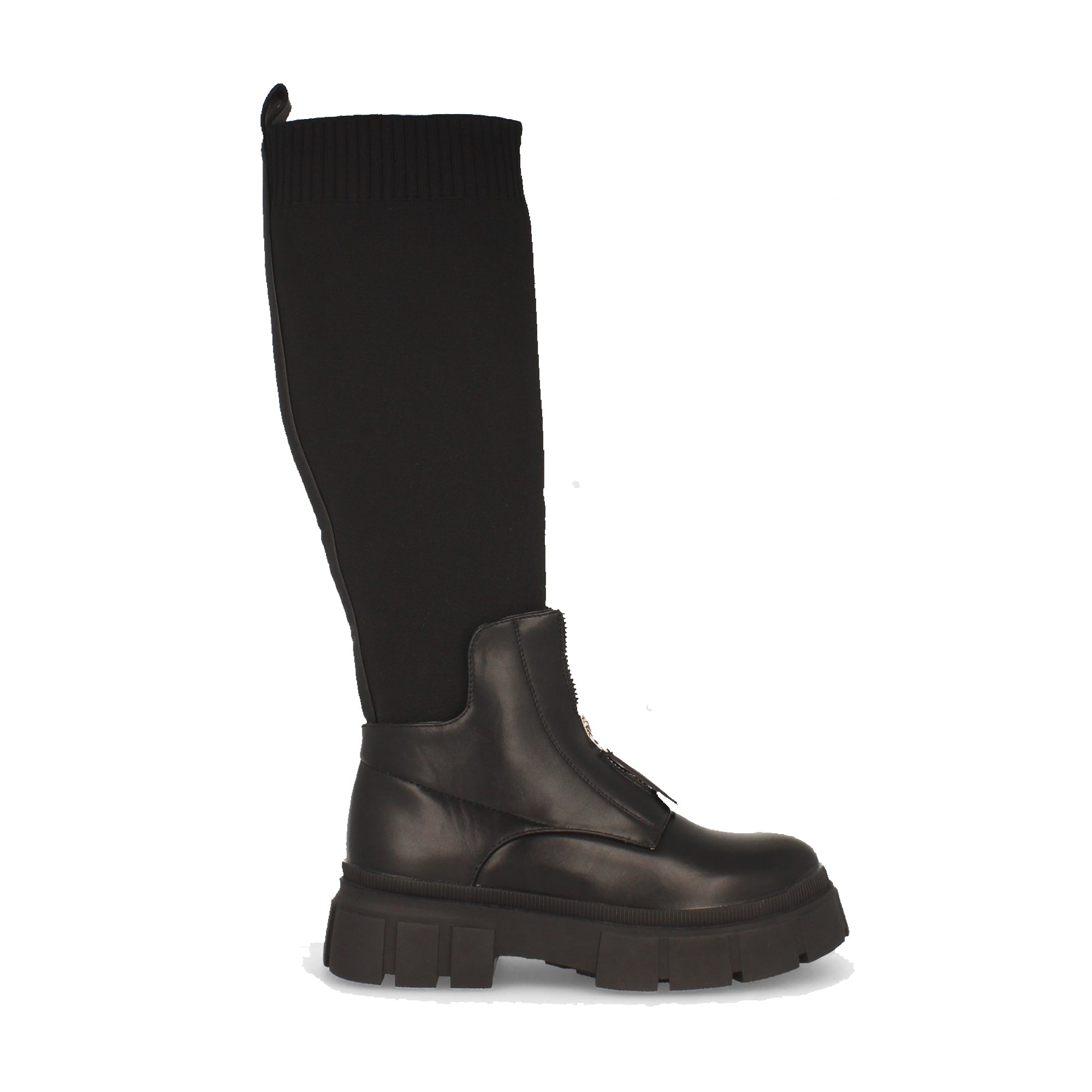 Bota de Plataforma con Caña Elástica para Mujer