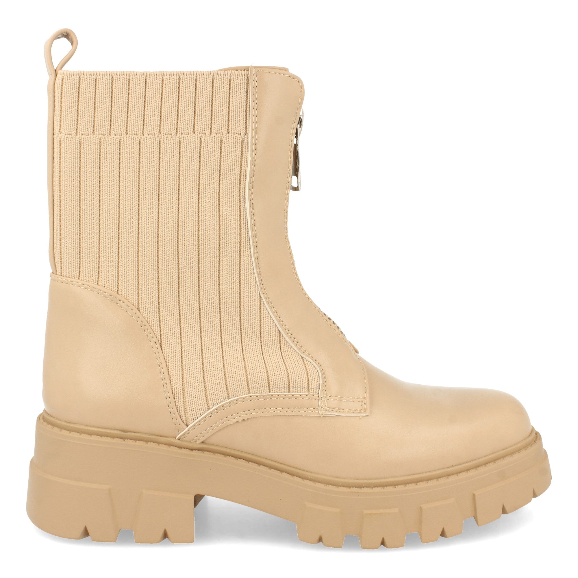Botin De Plataforma Dentada  Para Mujer