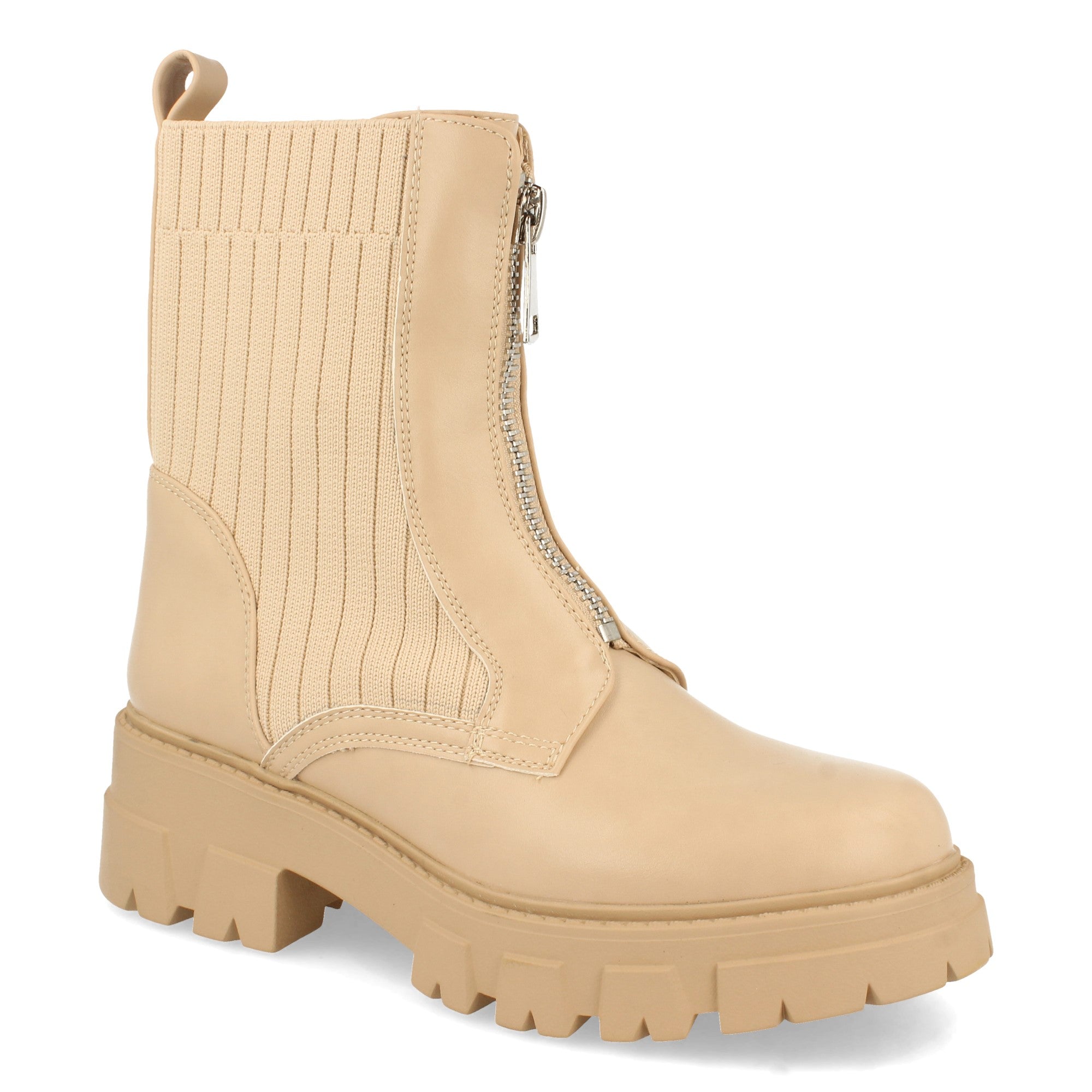 Botin De Plataforma Dentada  Para Mujer