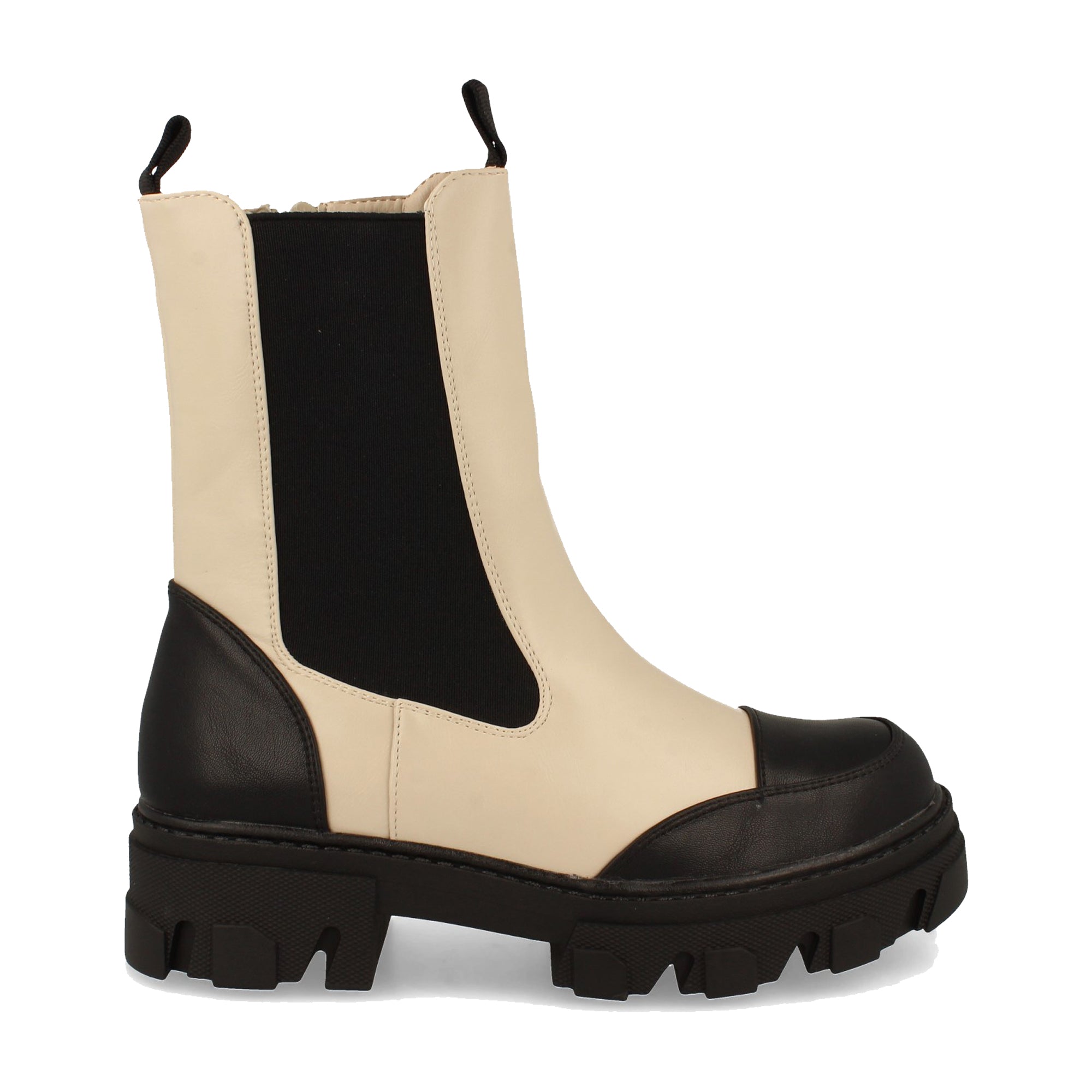 Botin De Plataforma Dentada  Para Mujer