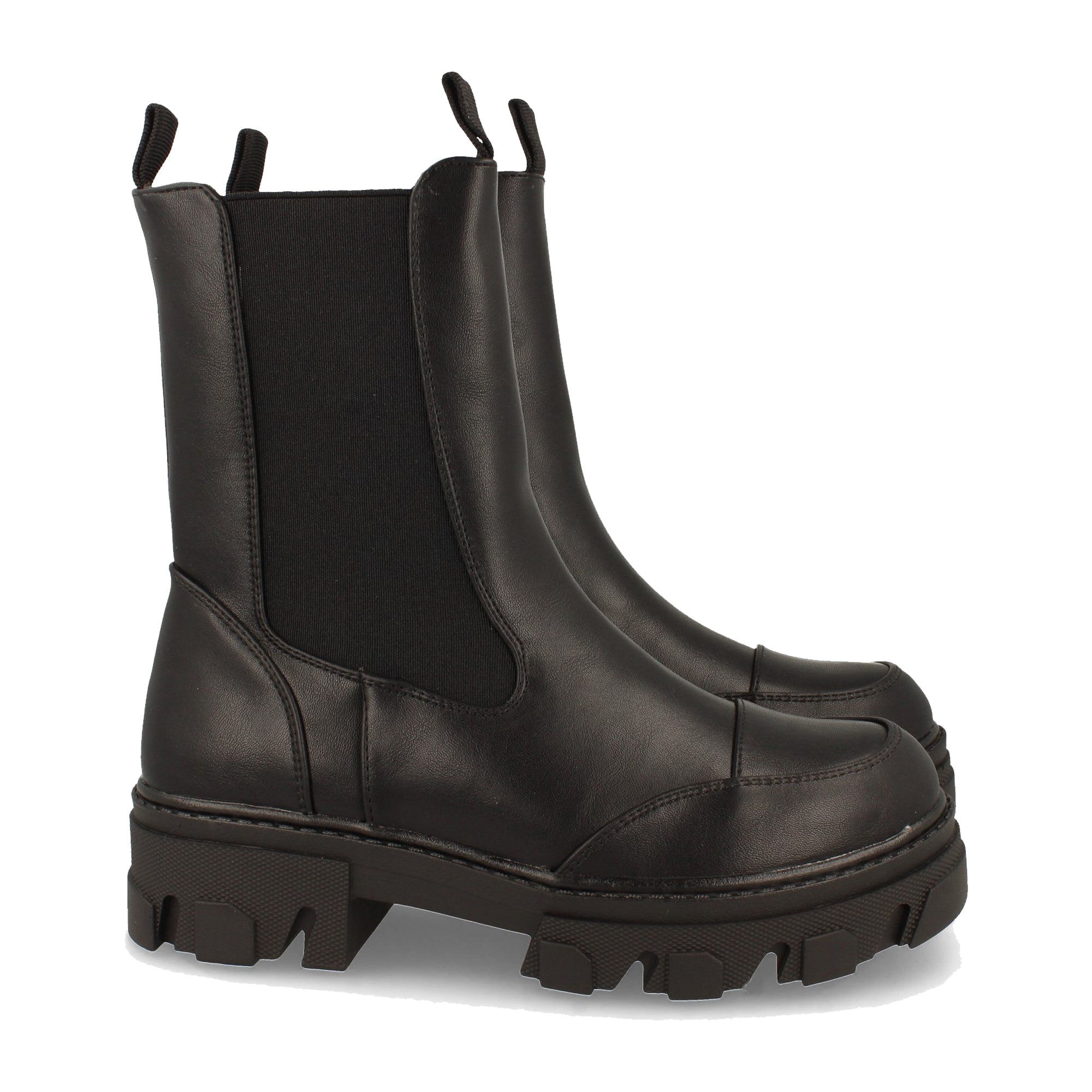 Botin De Plataforma Dentada Para Mujer