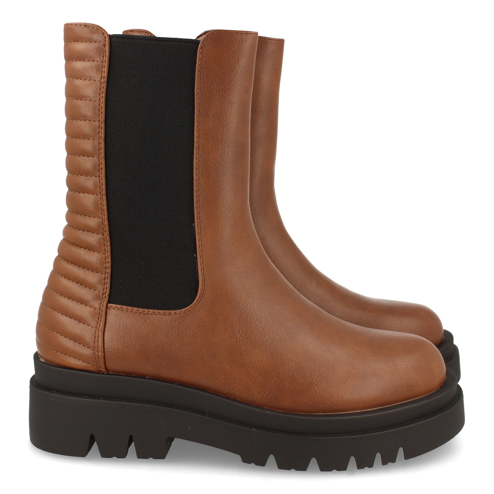 Botin De Plataforma  Para Mujer