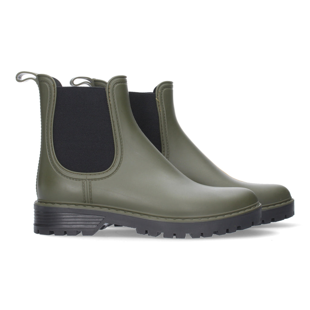 Botin De Agua Con Tacon Para Mujer