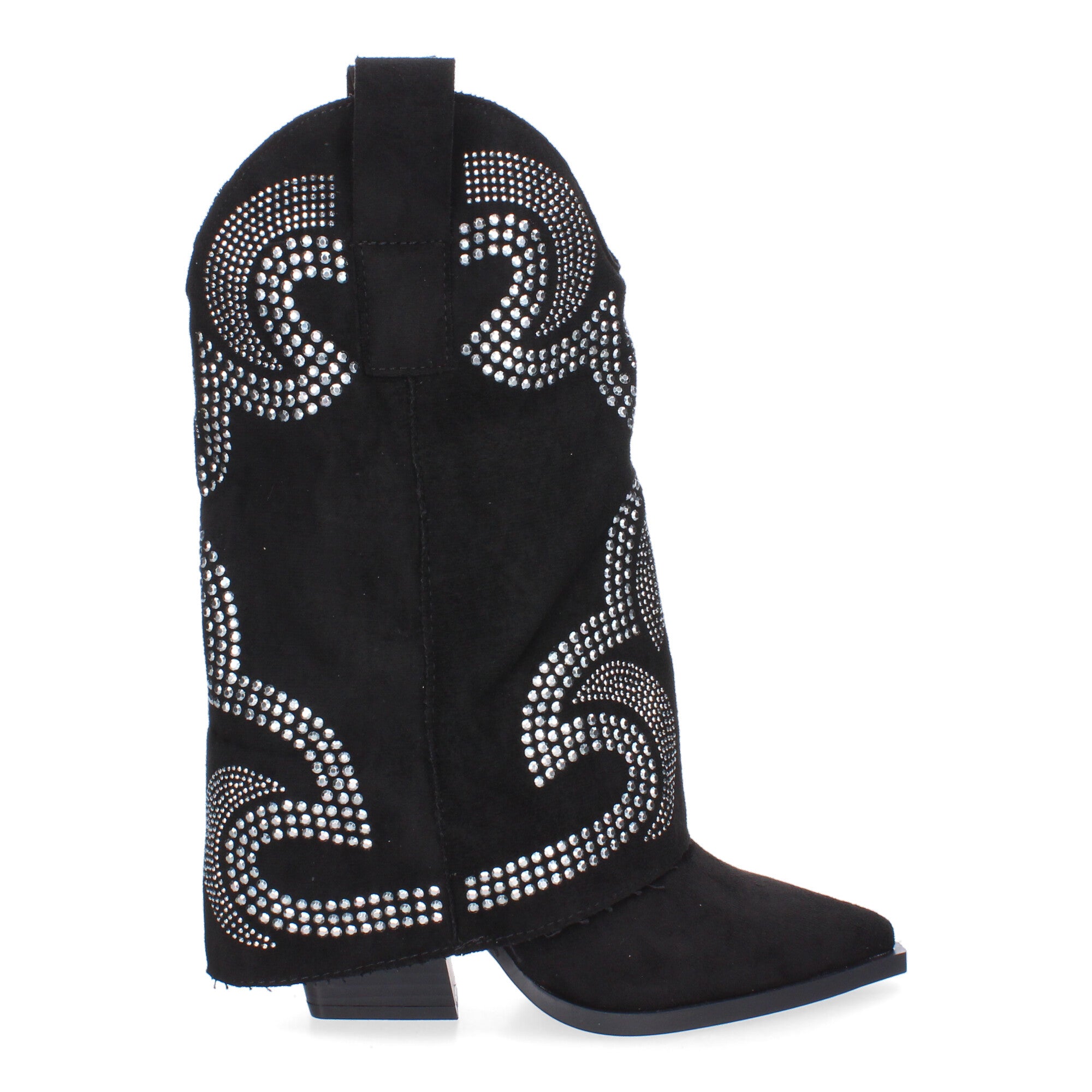 Botines De Tacón Cowboy Polaina Para Mujer