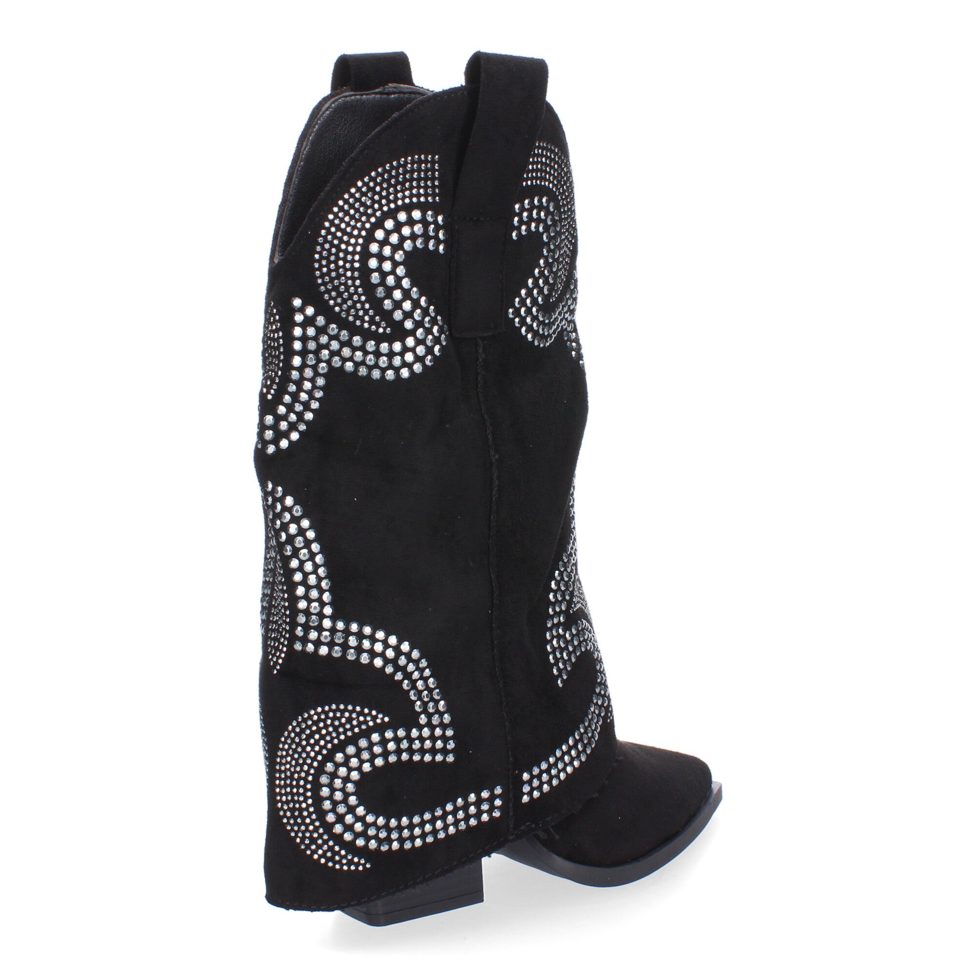 Botines De Tacón Cowboy Polaina Para Mujer