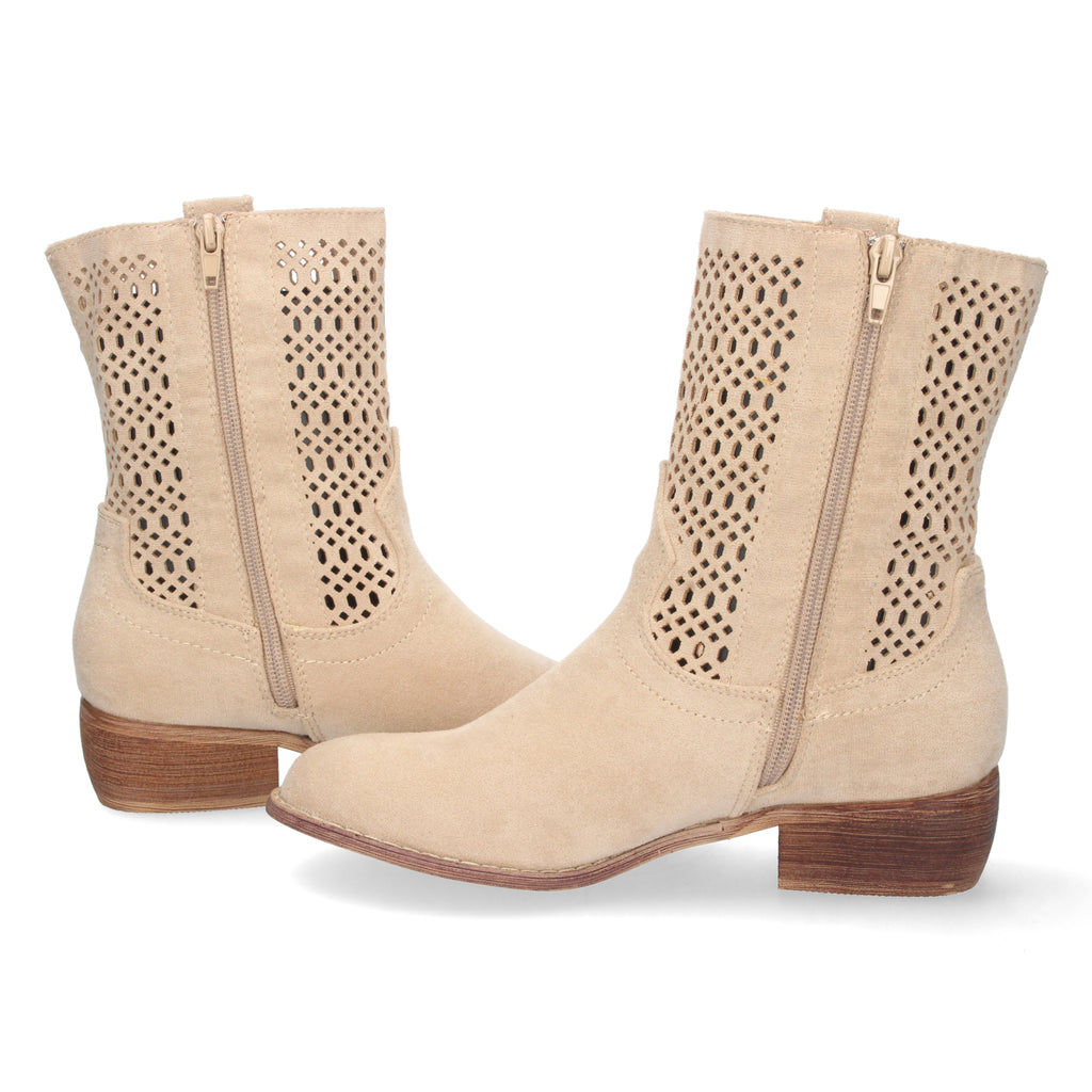 Botin de Tacon Bajo para Mujer Comodos