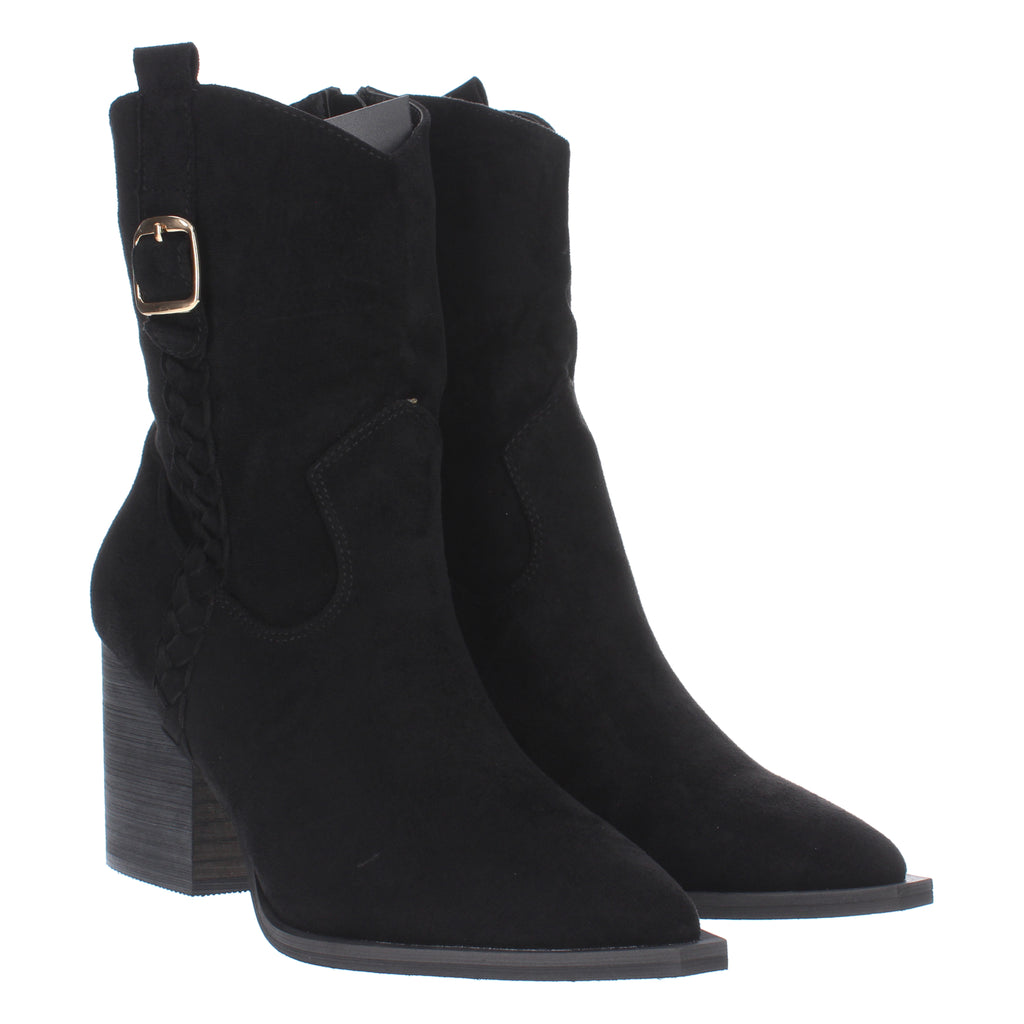 Botines Camperos  De Tacon Para Mujer