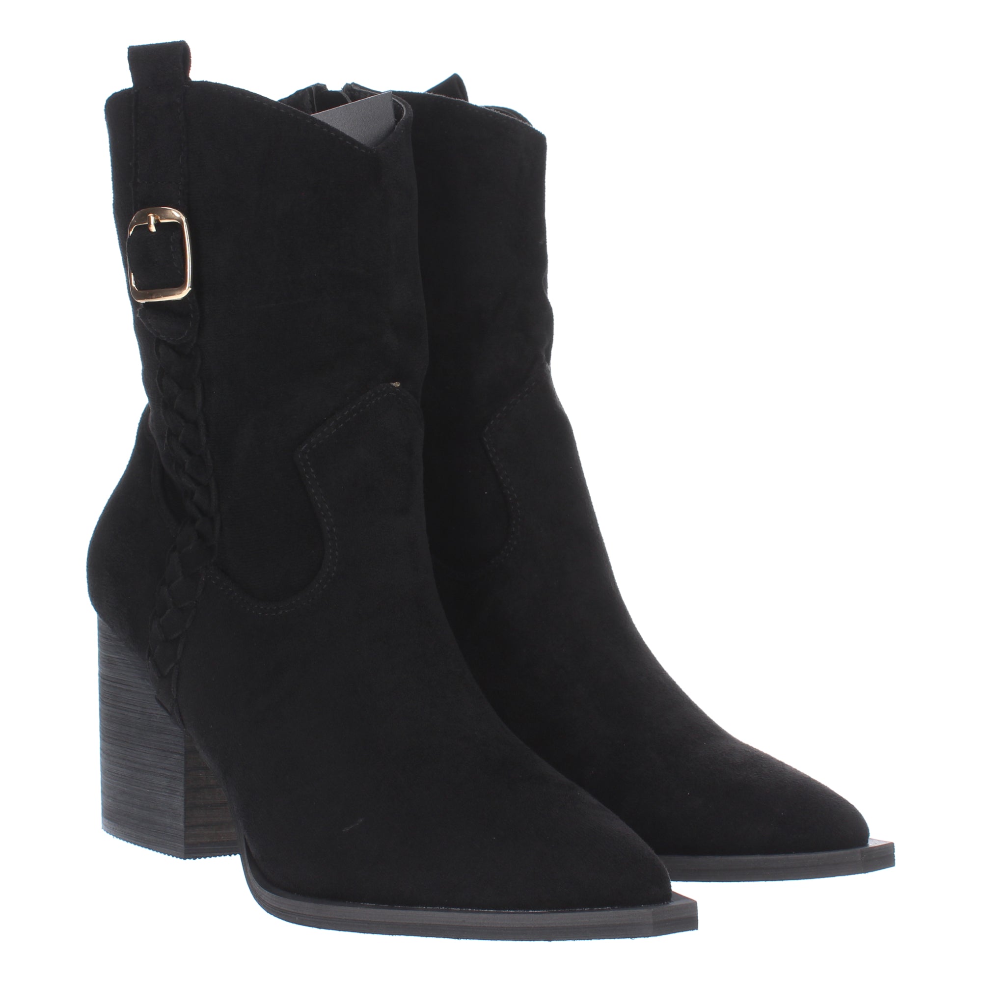 Botines Camperos  De Tacon Para Mujer