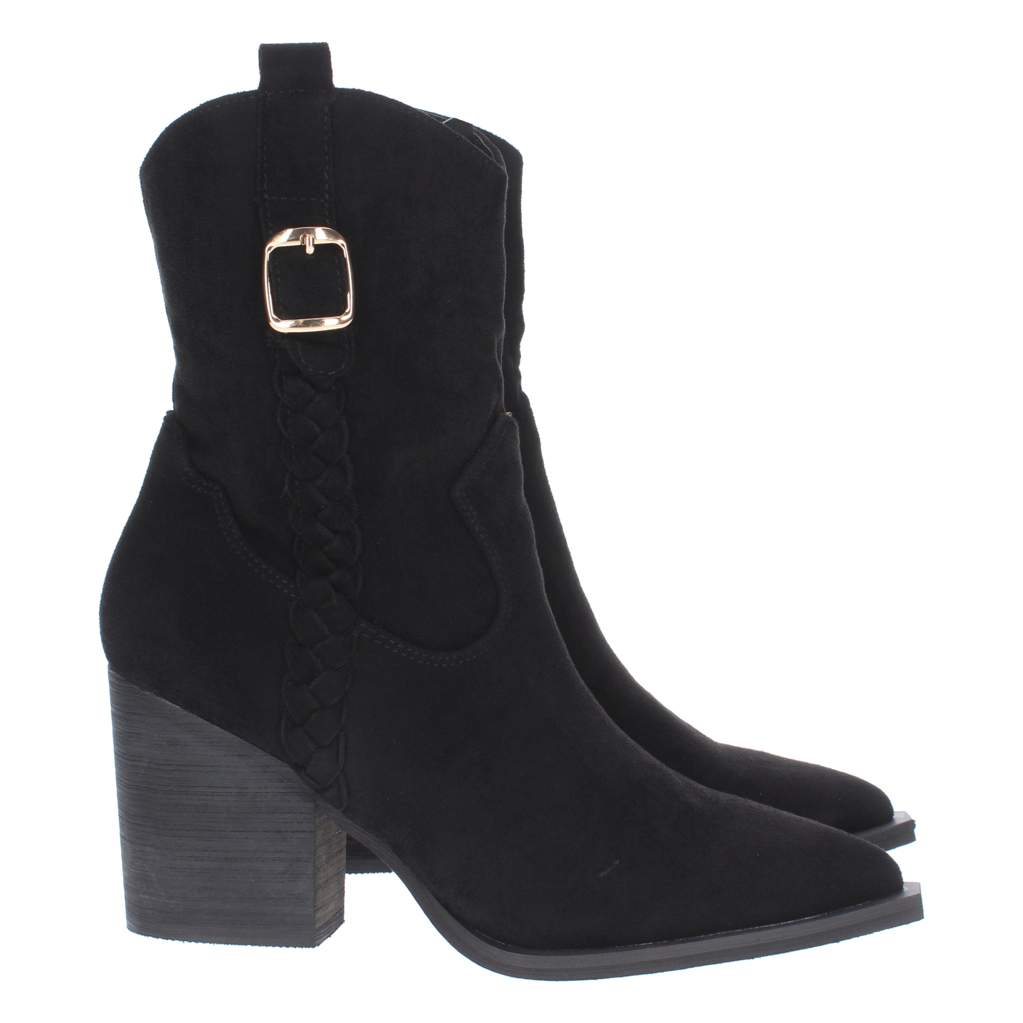 Botines Camperos  De Tacon Para Mujer