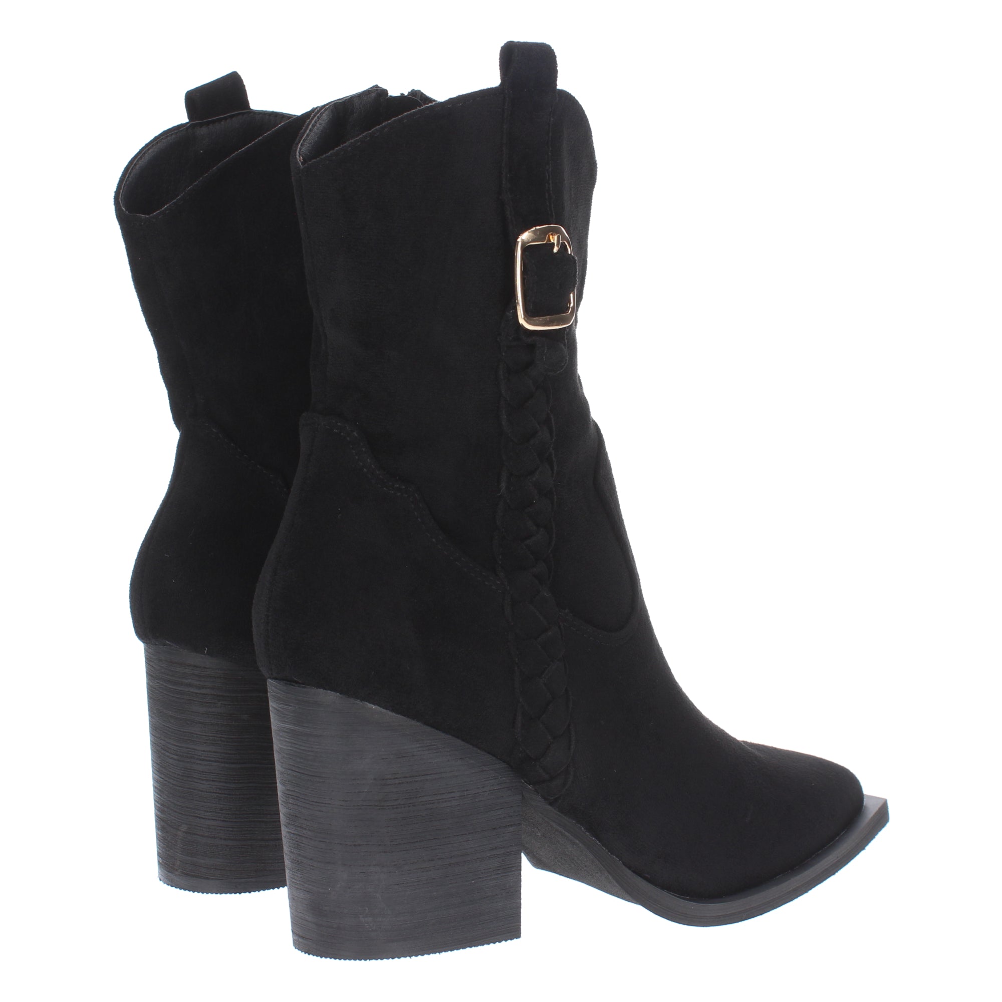 Botines Camperos  De Tacon Para Mujer