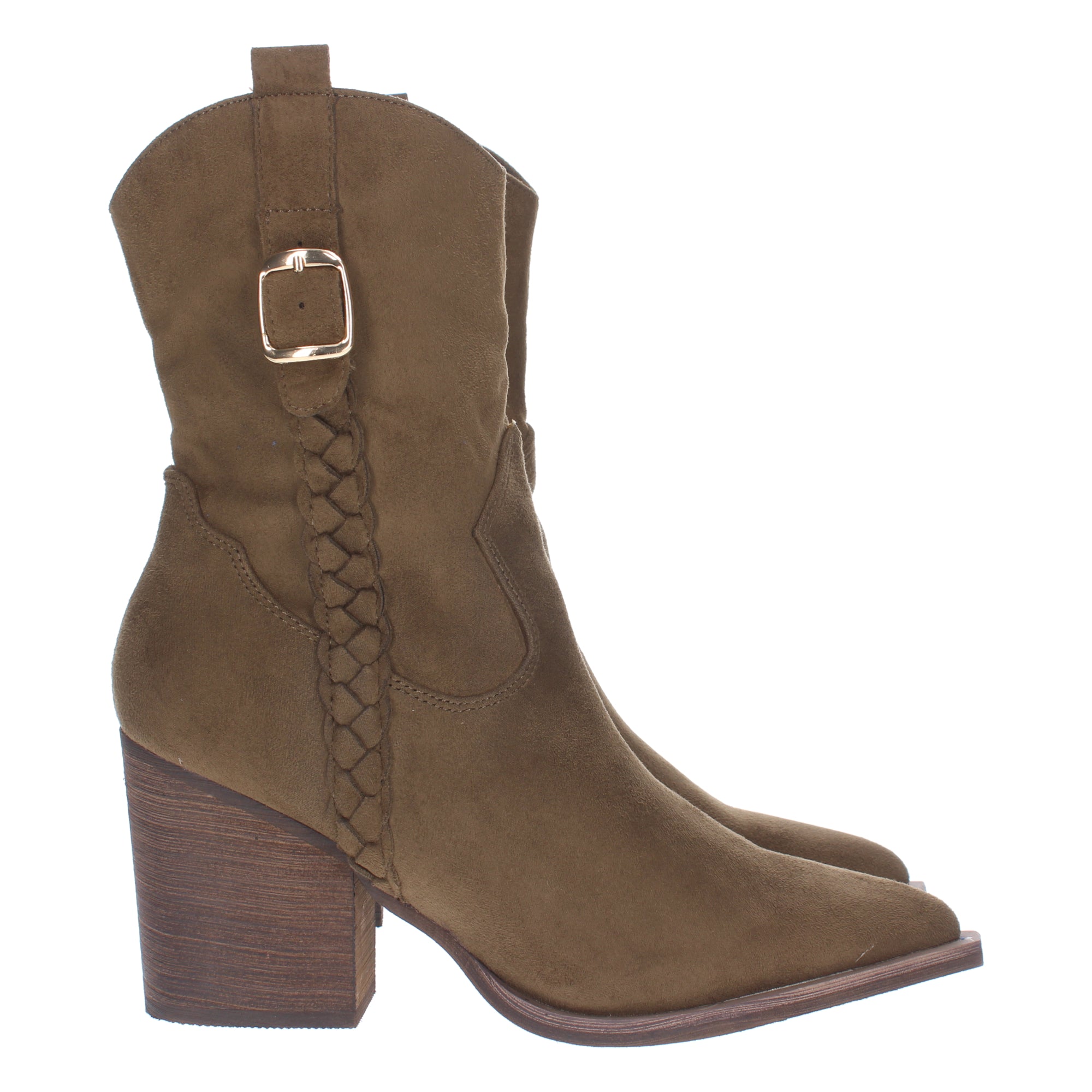 Botines Camperos De Tacon Para Mujer