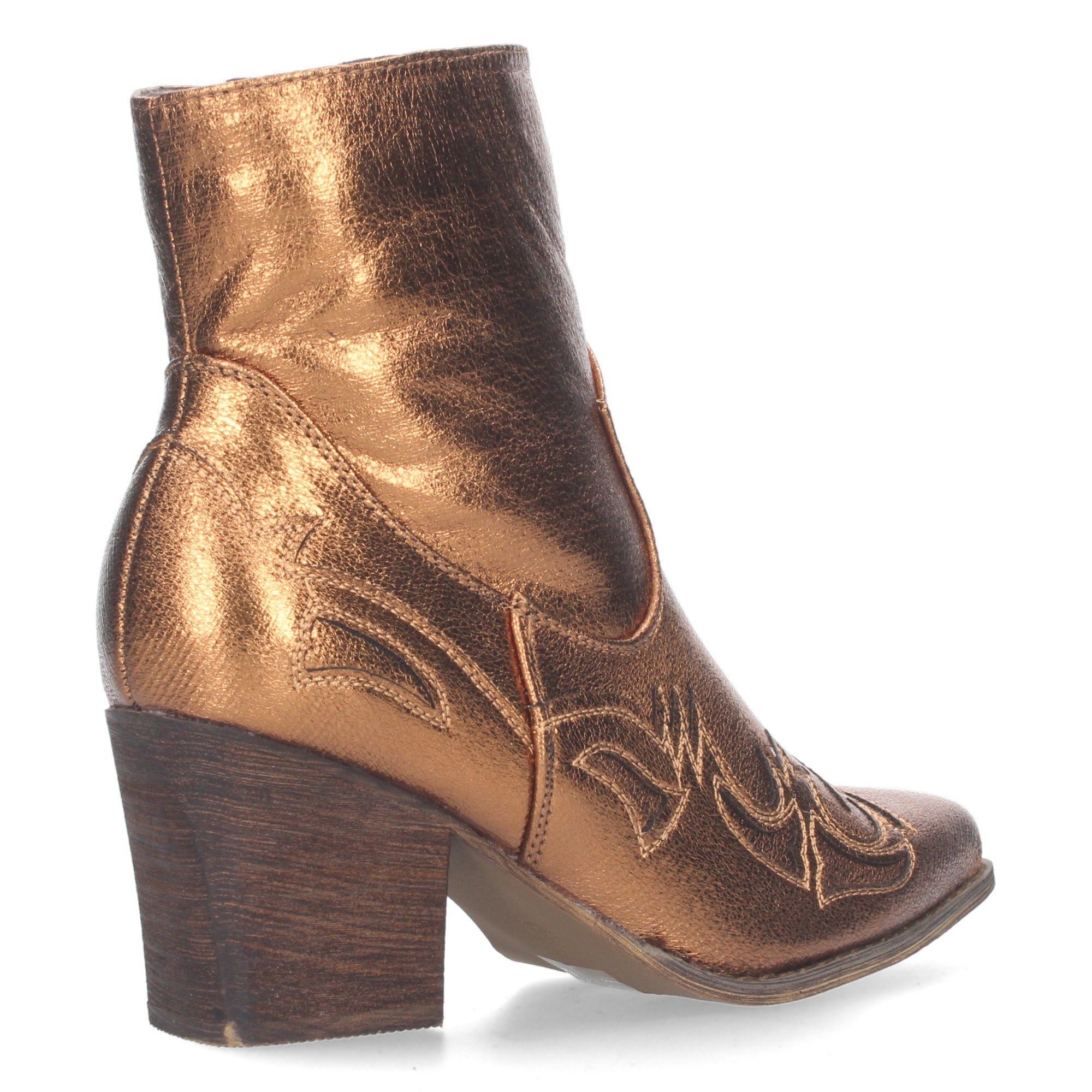 Botines Camperos Cowboy De Tacon Para Mujer