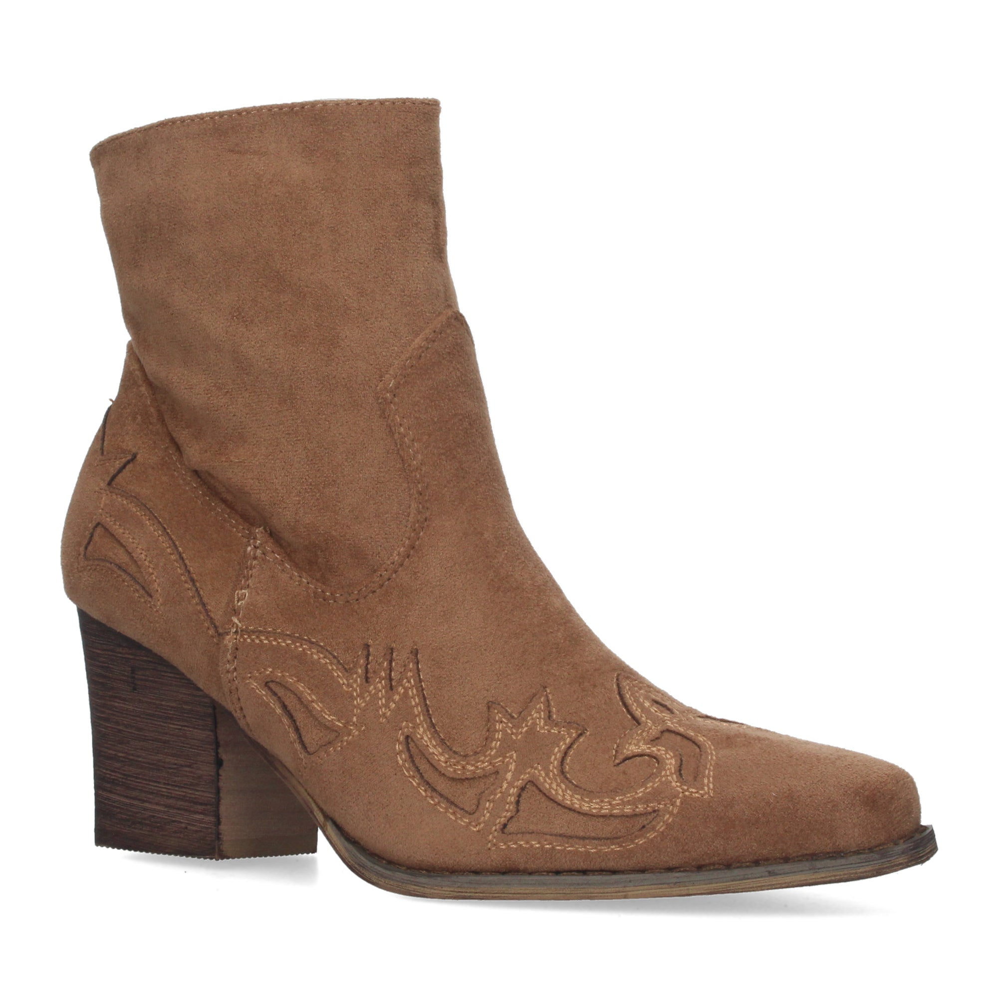 Botines Camperos Cowboy De Tacon Para Mujer