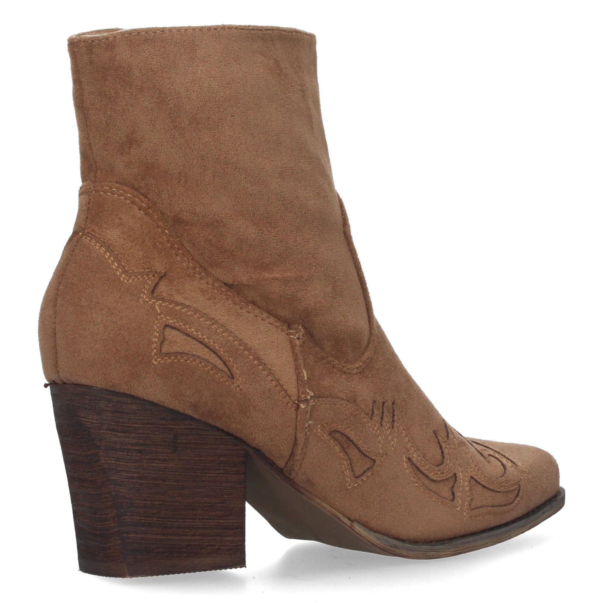 Botines Camperos Cowboy De Tacon Para Mujer