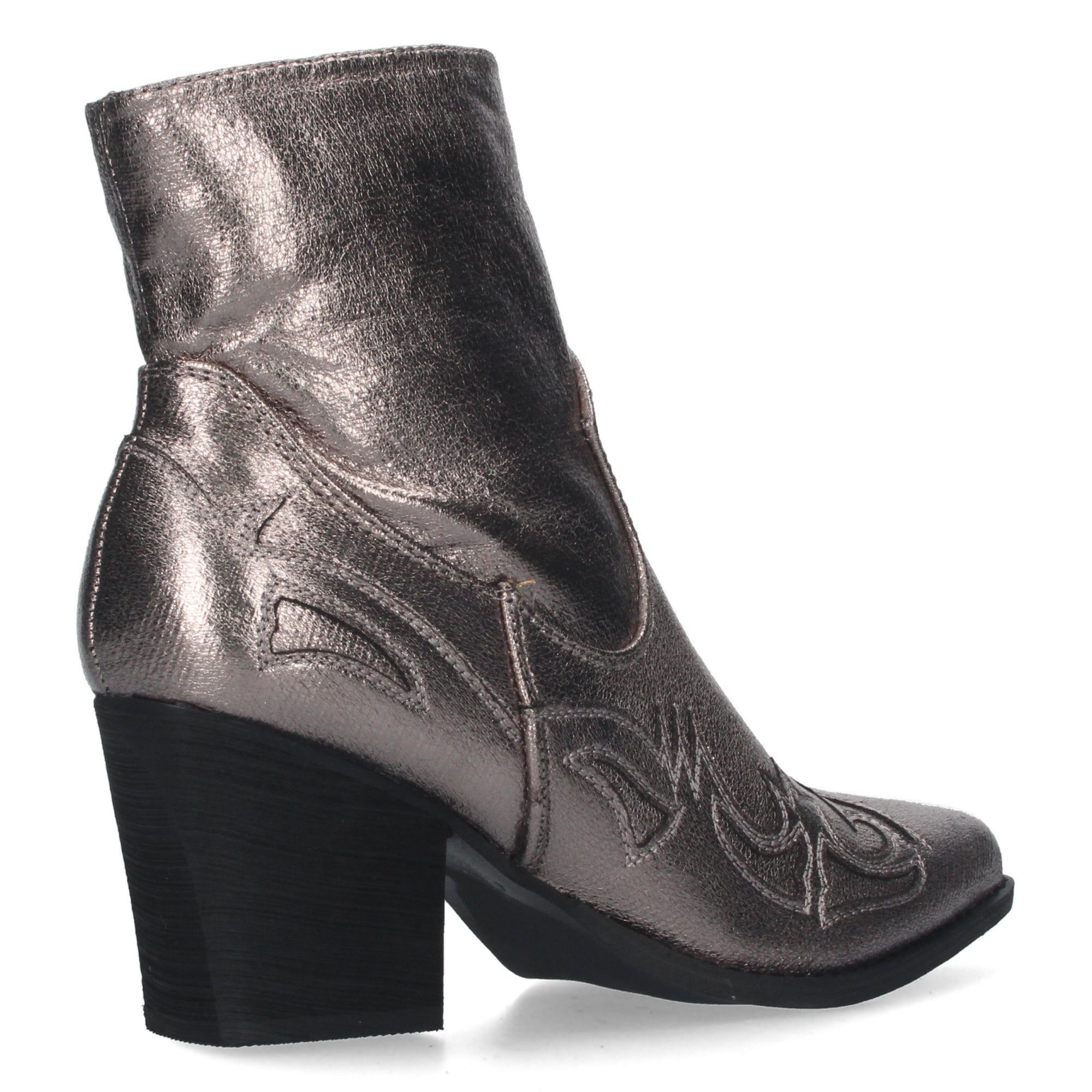 Botines Camperos Cowboy De Tacon Para Mujer