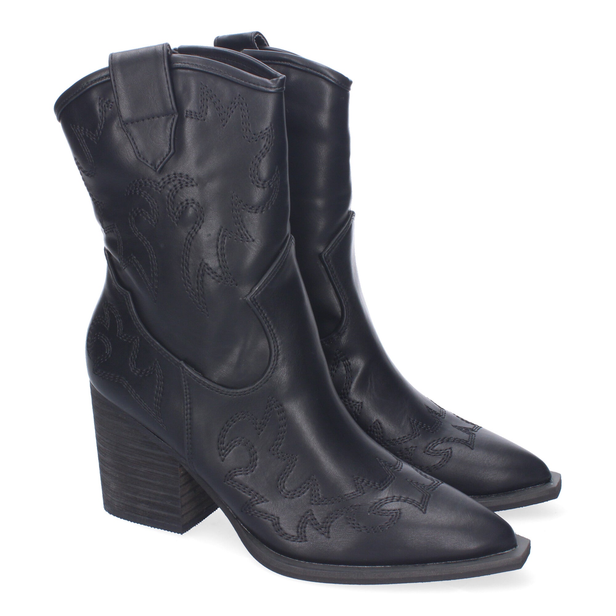 Botines Cowboy Elegantes  Para Mujer