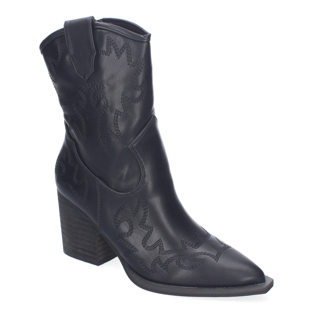 Botines Cowboy Elegantes  Para Mujer