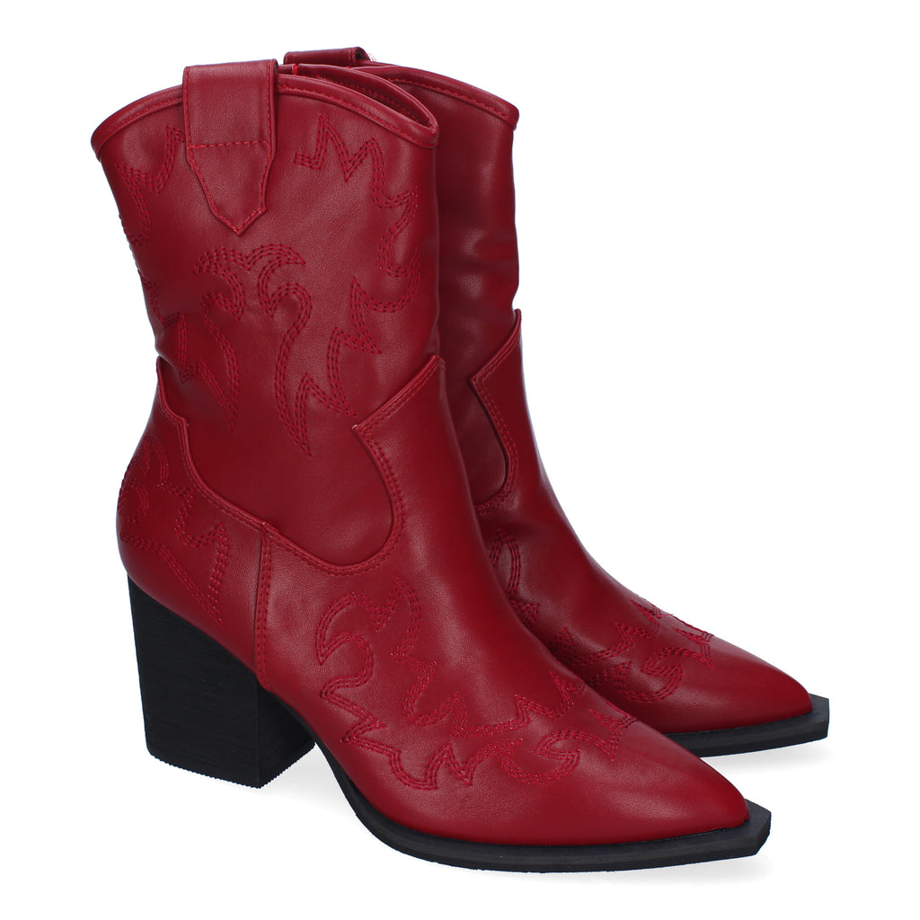 Botines  Cowboy Elegantes Para Mujer