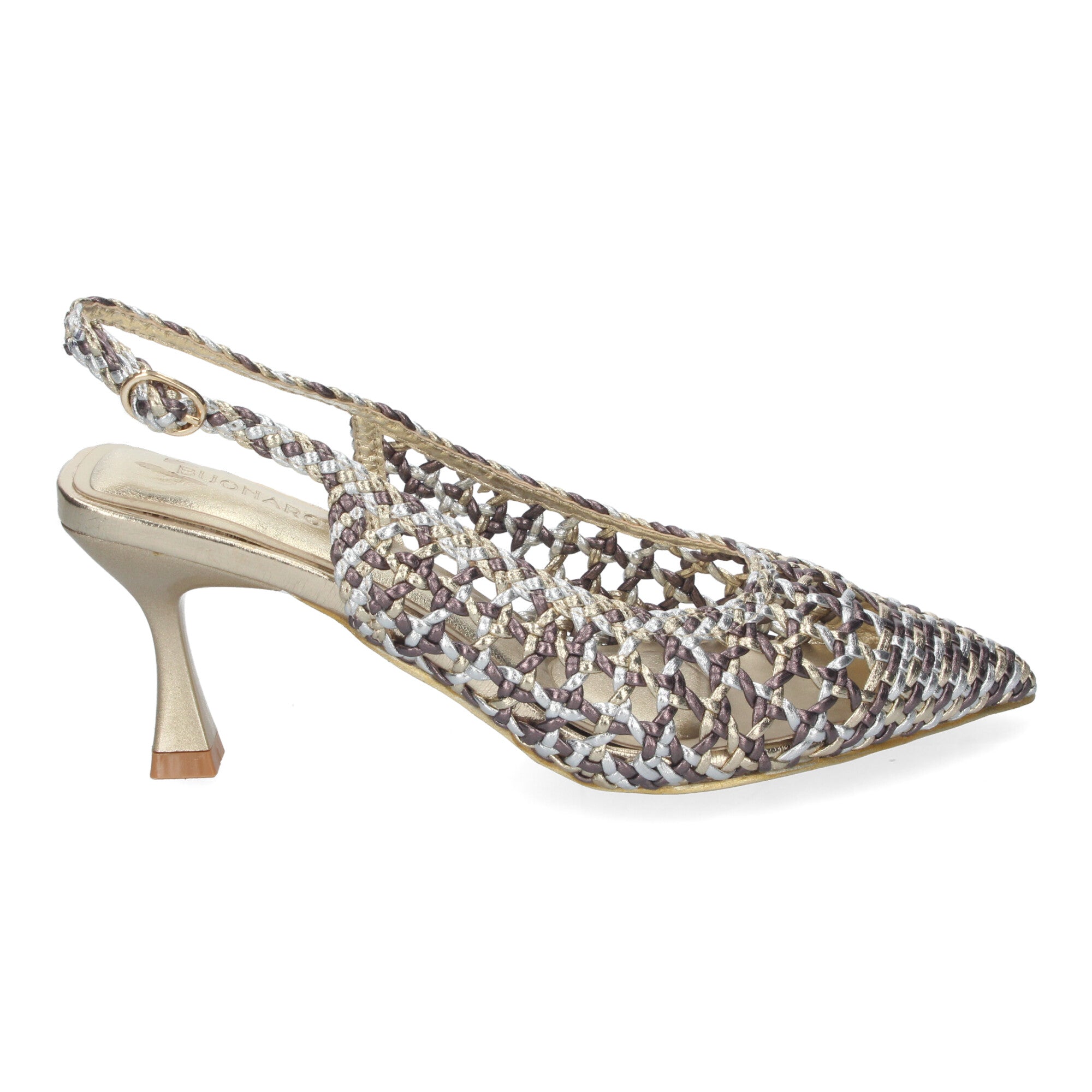 Zapato Multicolor de Salon de Tacon Fino para Mujer