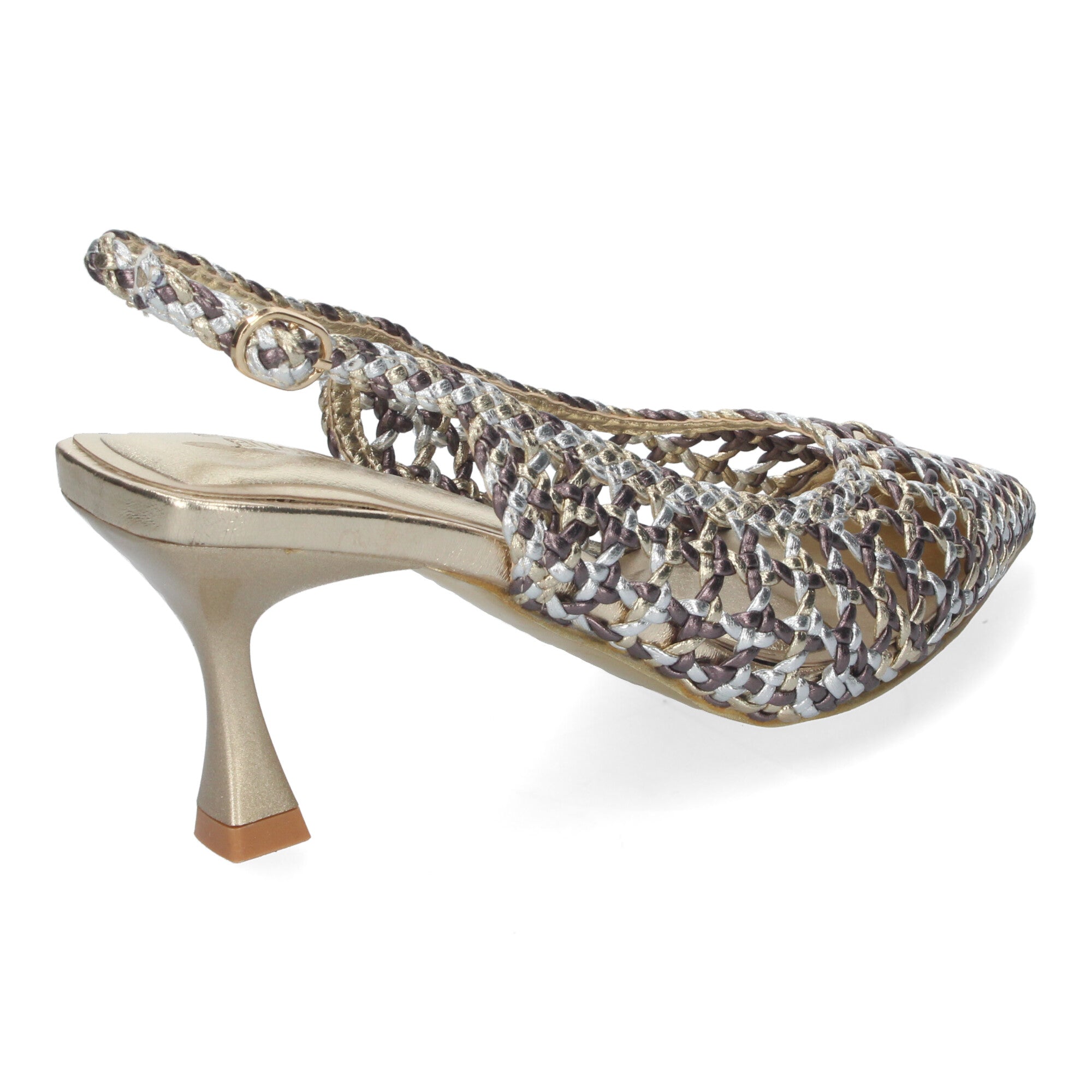 Zapato Multicolor de Salon de Tacon Fino para Mujer