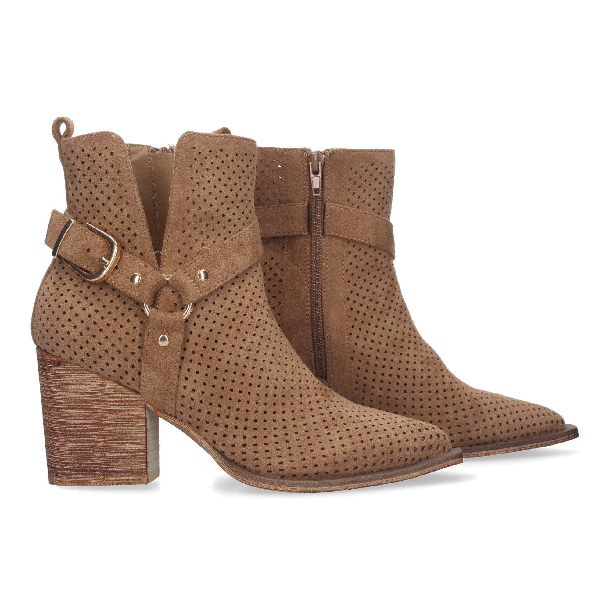 Botines de Mujer con Tacón Campero Elegantes