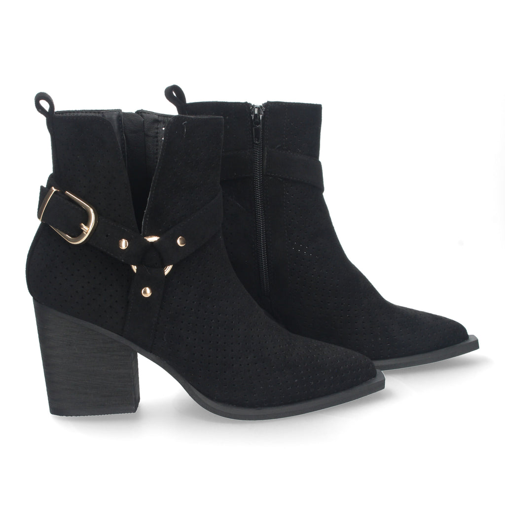 Botines de Mujer con Tacón Campero Elegantes