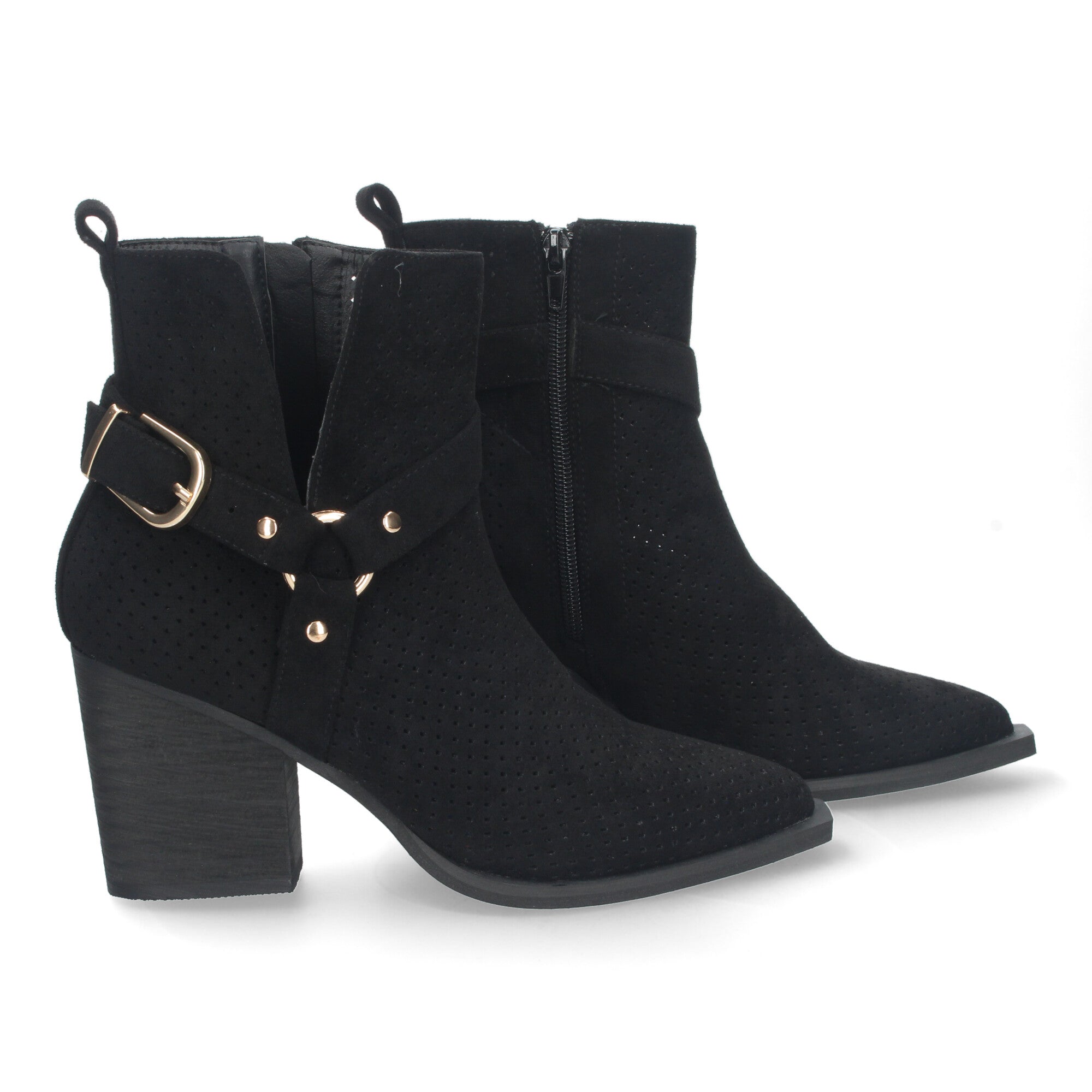 Botines de Mujer con Tacón Campero Elegantes