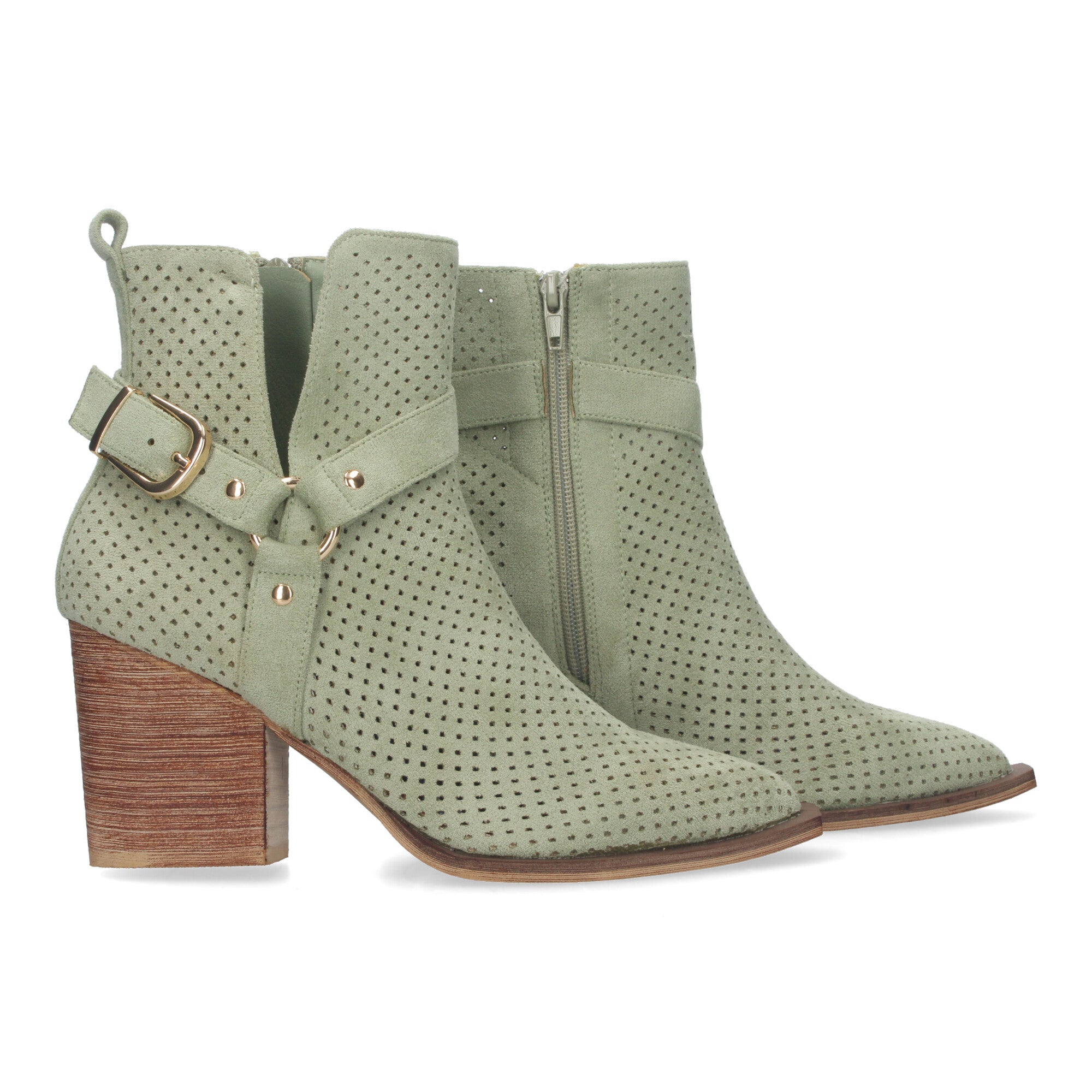 Botines de Mujer con Tacón Campero Elegantes