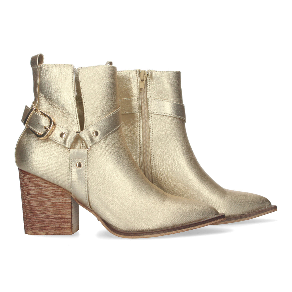 Botines de Mujer con Tacón Campero Elegantes