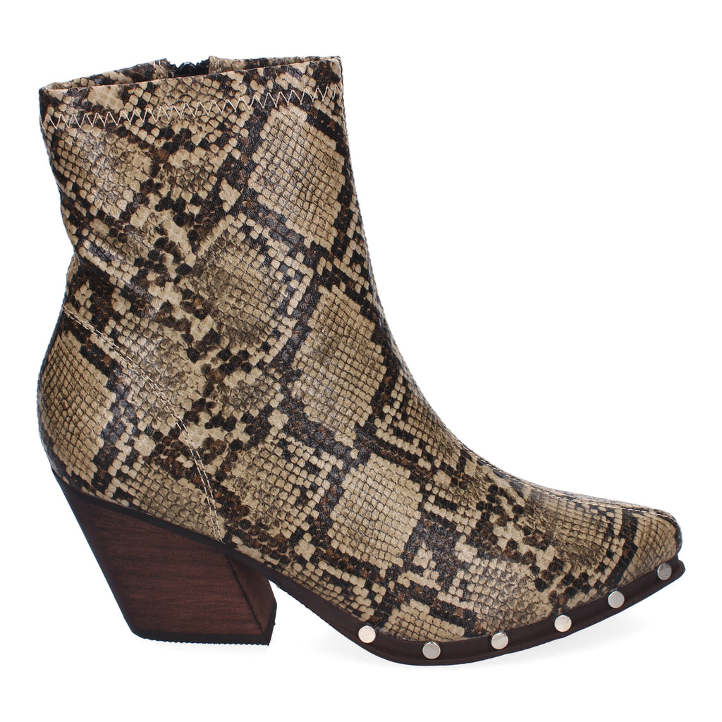 Botines Cowboy de Tacón Cubano  con Tachuelas para Mujer