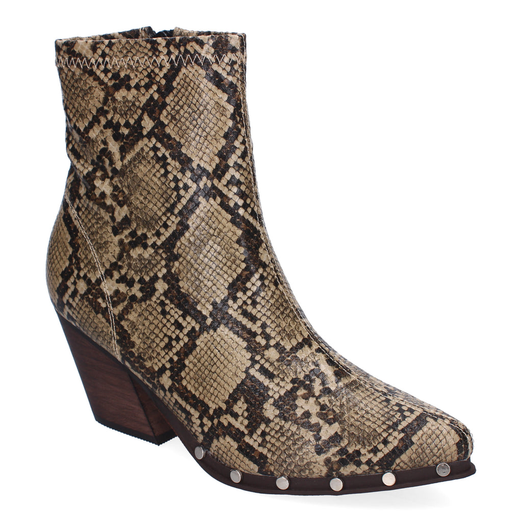 Botines Cowboy de Tacón Cubano  con Tachuelas para Mujer