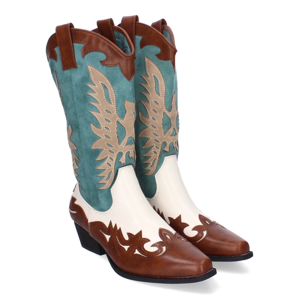 Botas Cowboy para Mujer Cómodas y Elegantes con Detalles en la Caña