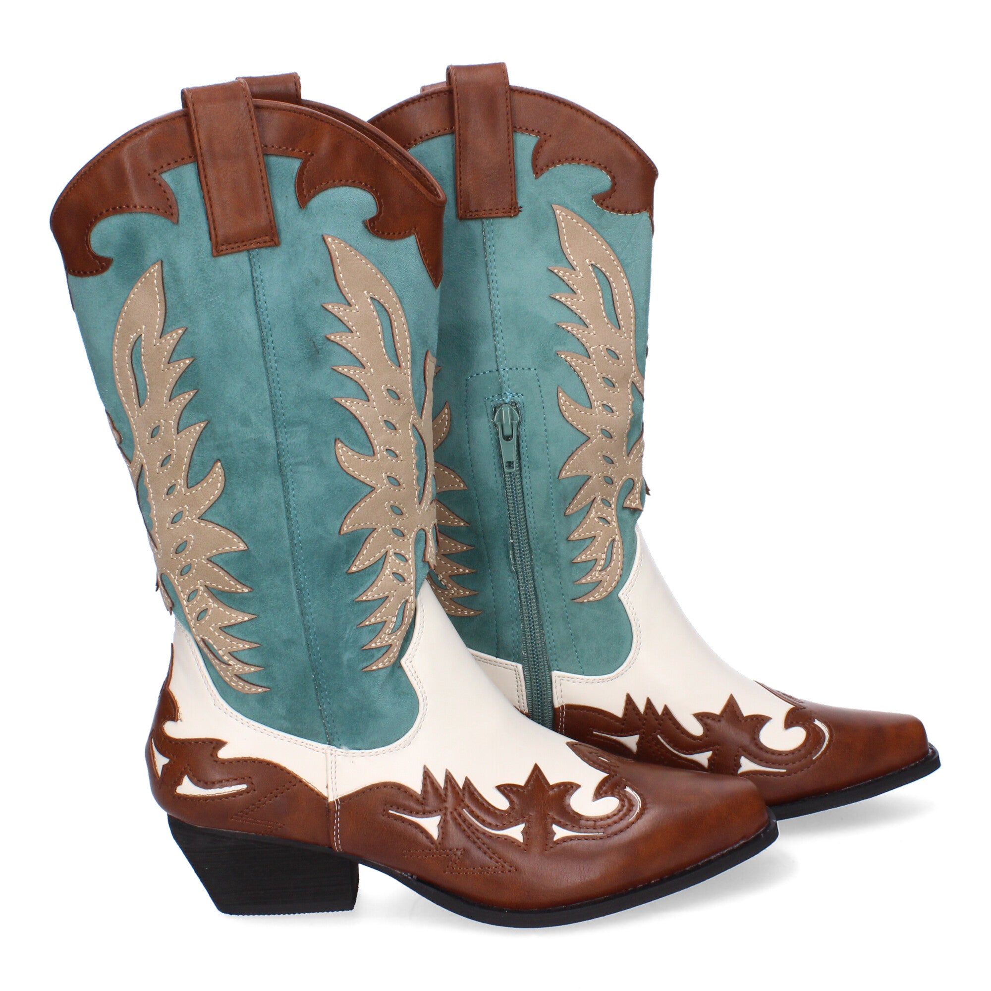 Botas Cowboy para Mujer Cómodas y Elegantes con Detalles en la Caña