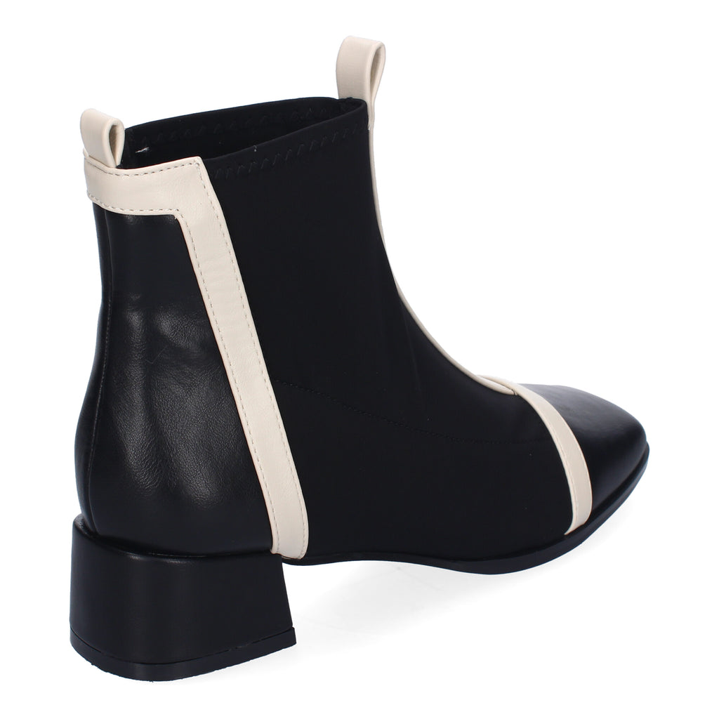 Botines Bicolor Comodos De Mujer