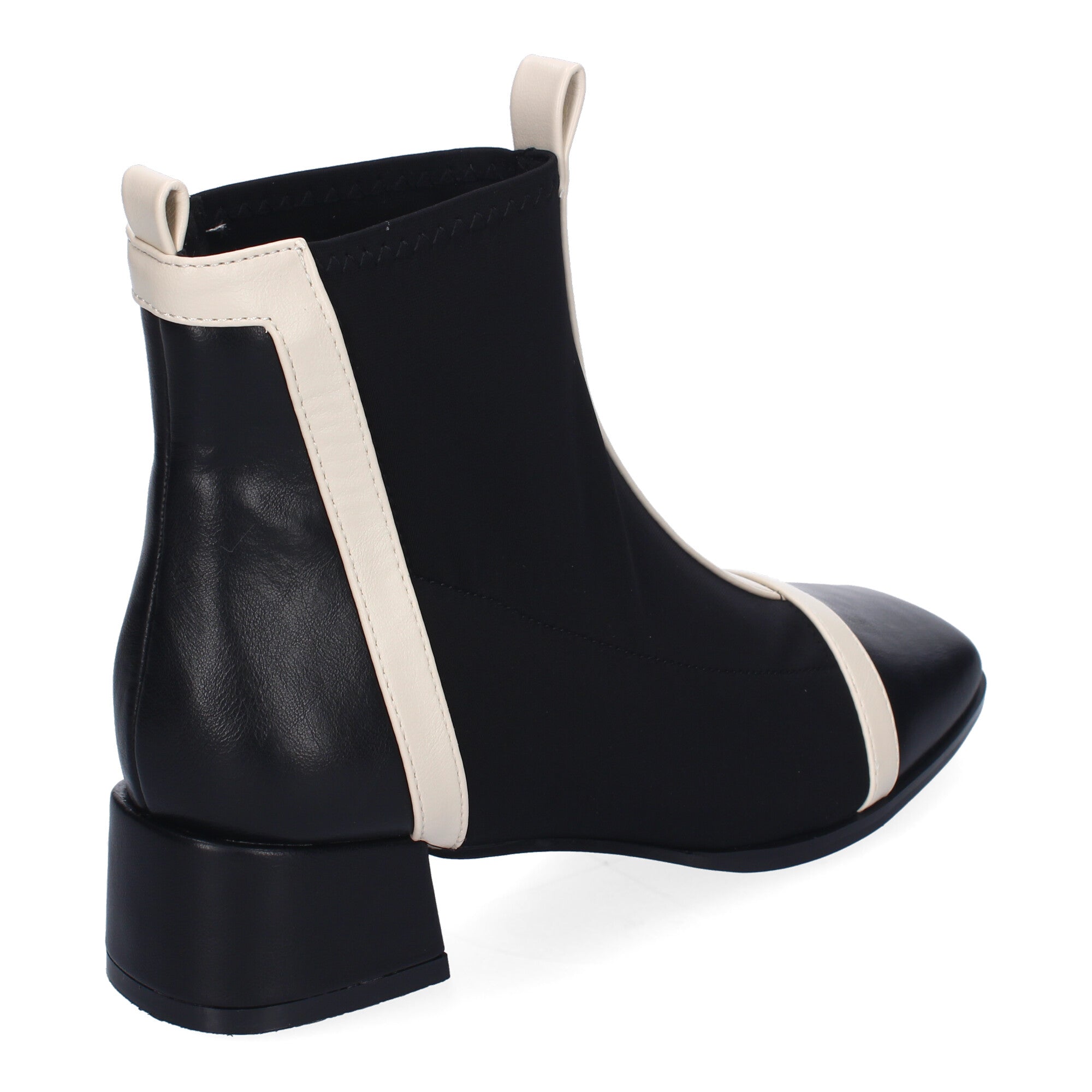 Botines Bicolor Comodos De Mujer