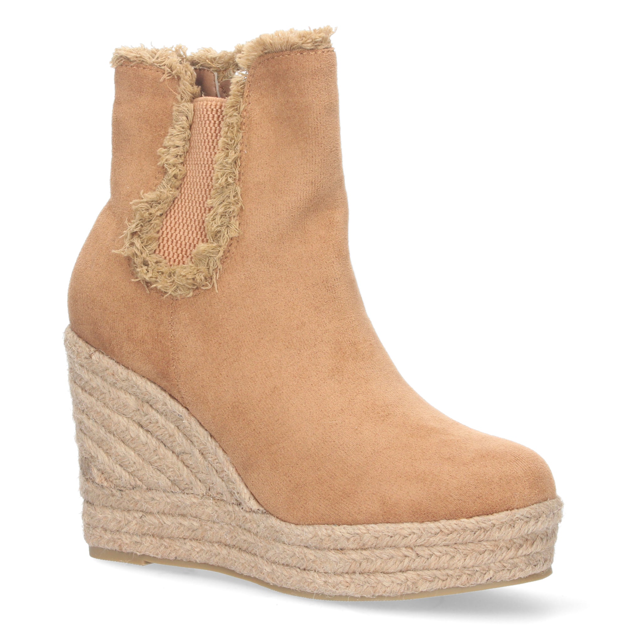 Botin De Cuña De Yute Para Mujer