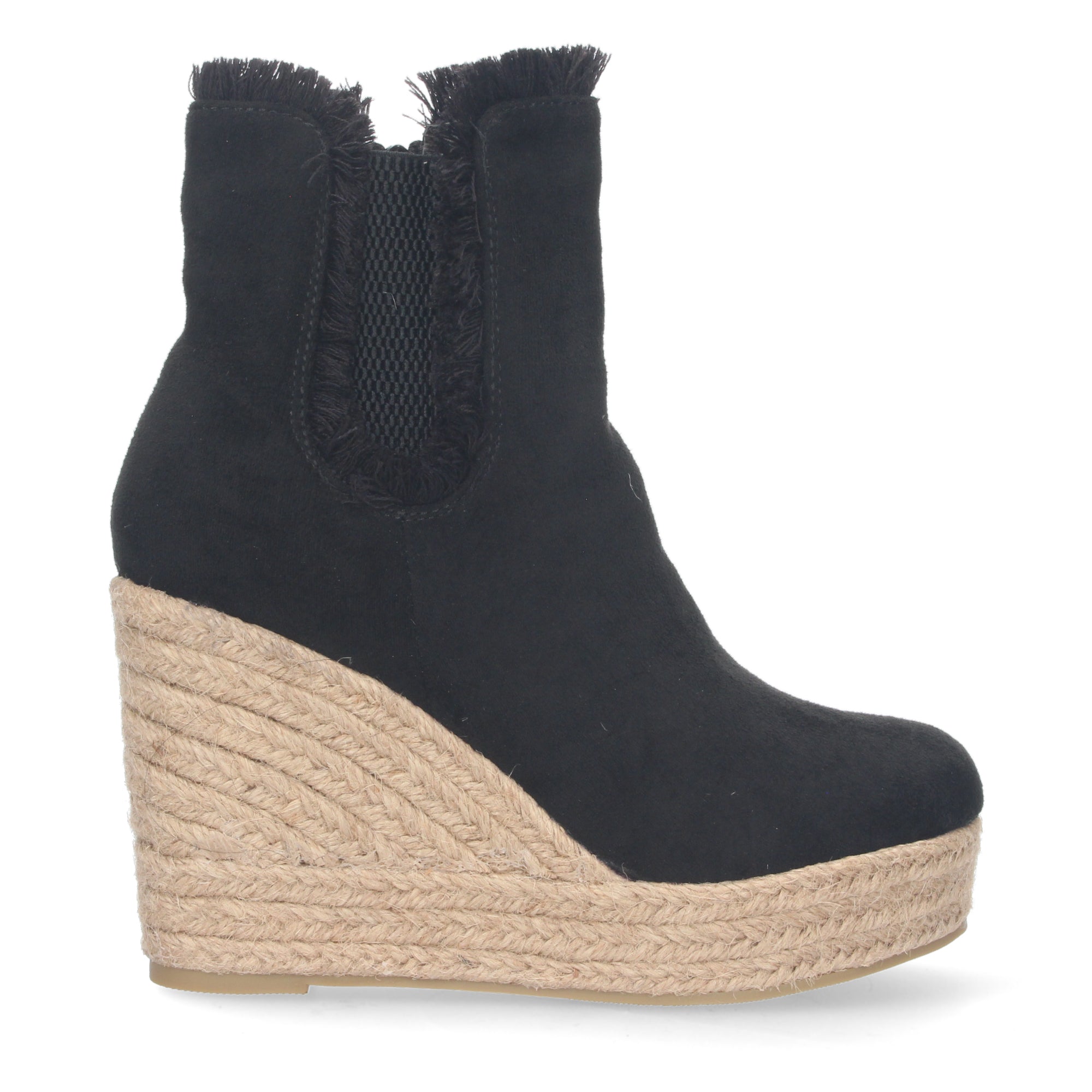 Botin De Cuña De Yute Para Mujer
