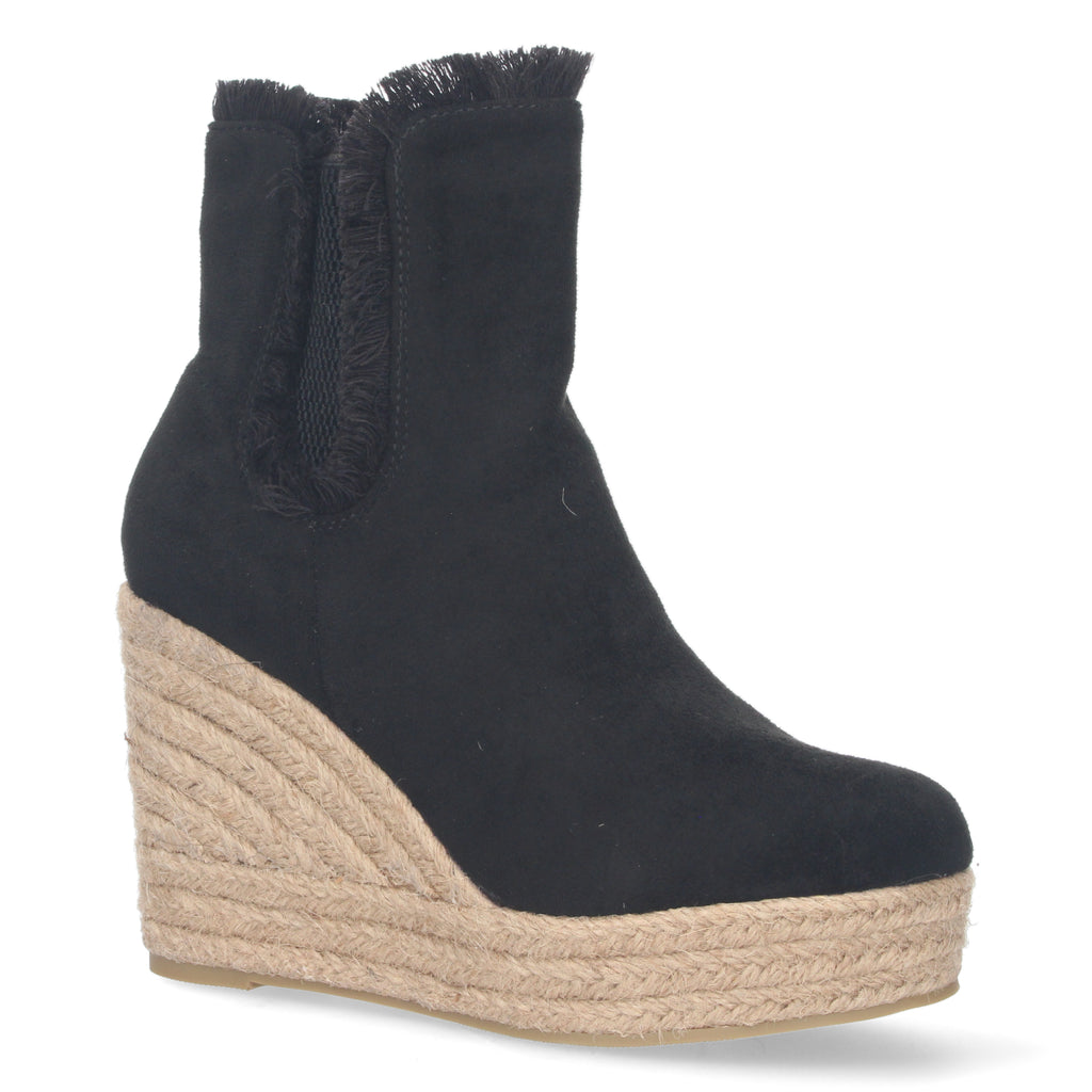 Botin De Cuña De Yute Para Mujer