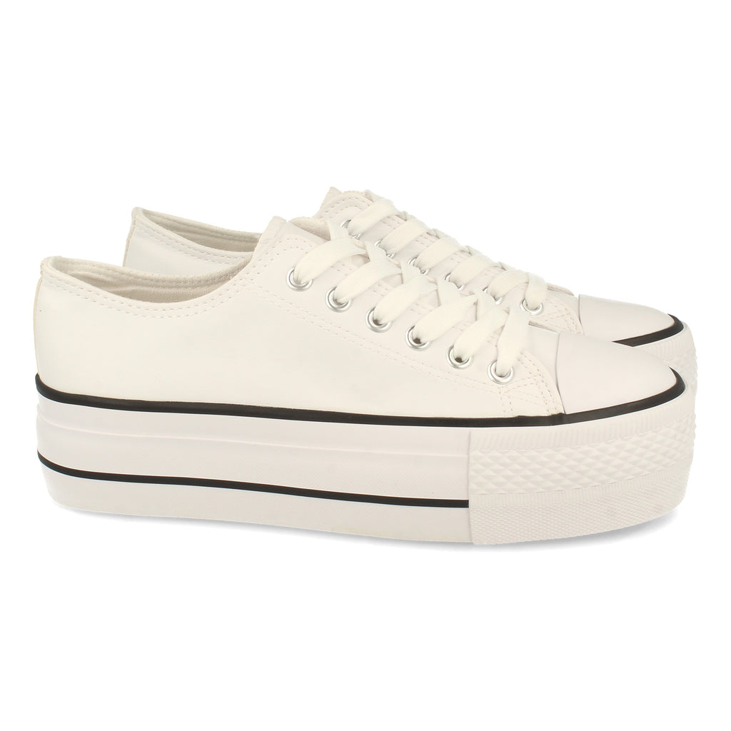 Zapatilla  Bamba Casual con Plataforma Comodas para Mujer